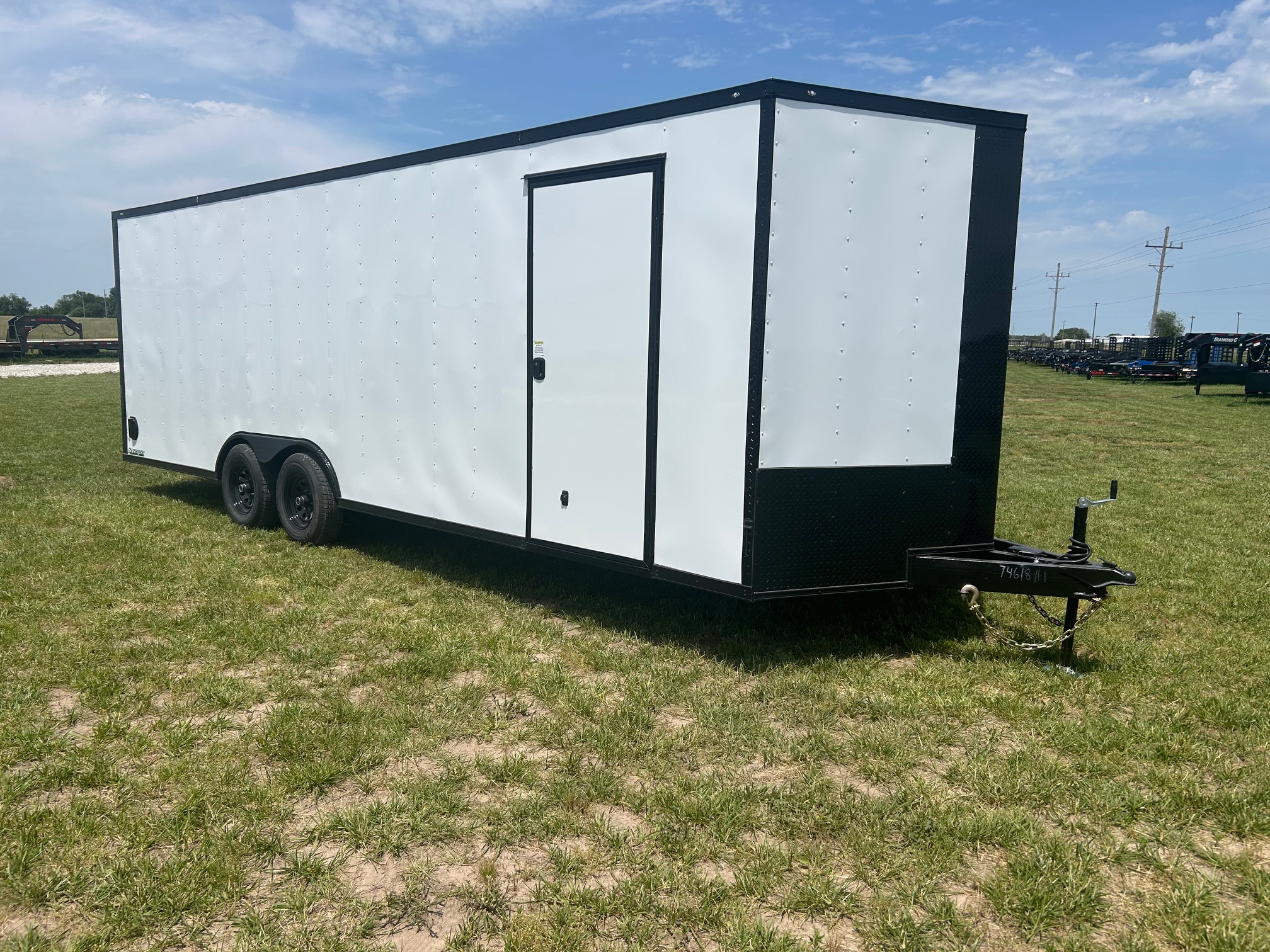 New 2026 Rock Solid 83x24 Tandem 10K Cargo w/ Ramp Door & 7' Interior Height