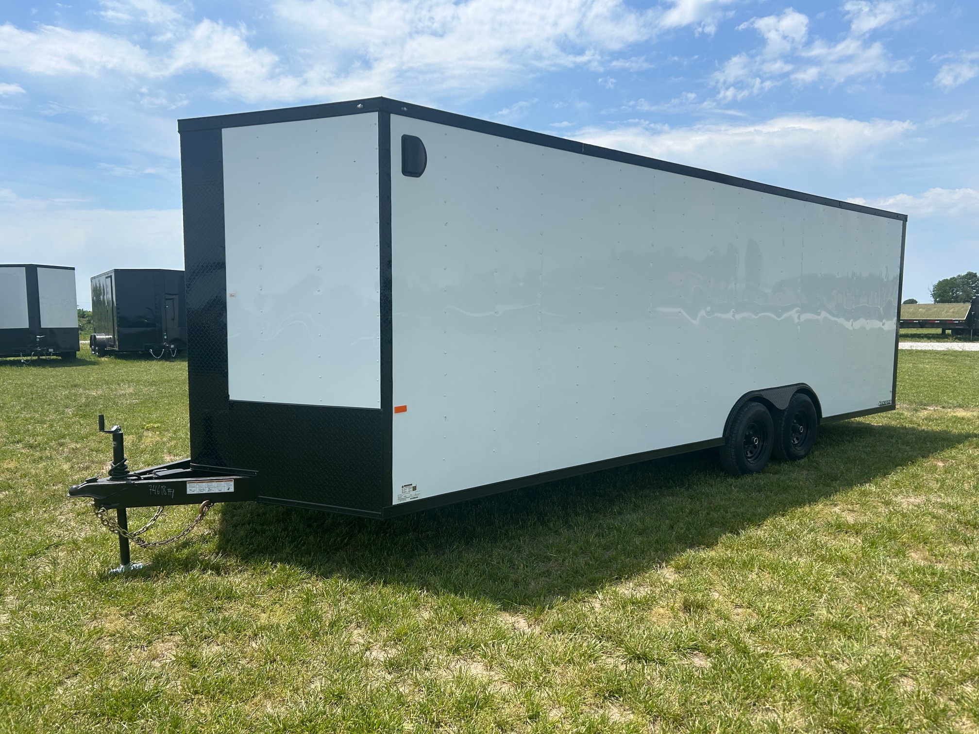 New 2026 Rock Solid 83x24 Tandem 10K Cargo w/ Ramp Door & 7' Interior Height