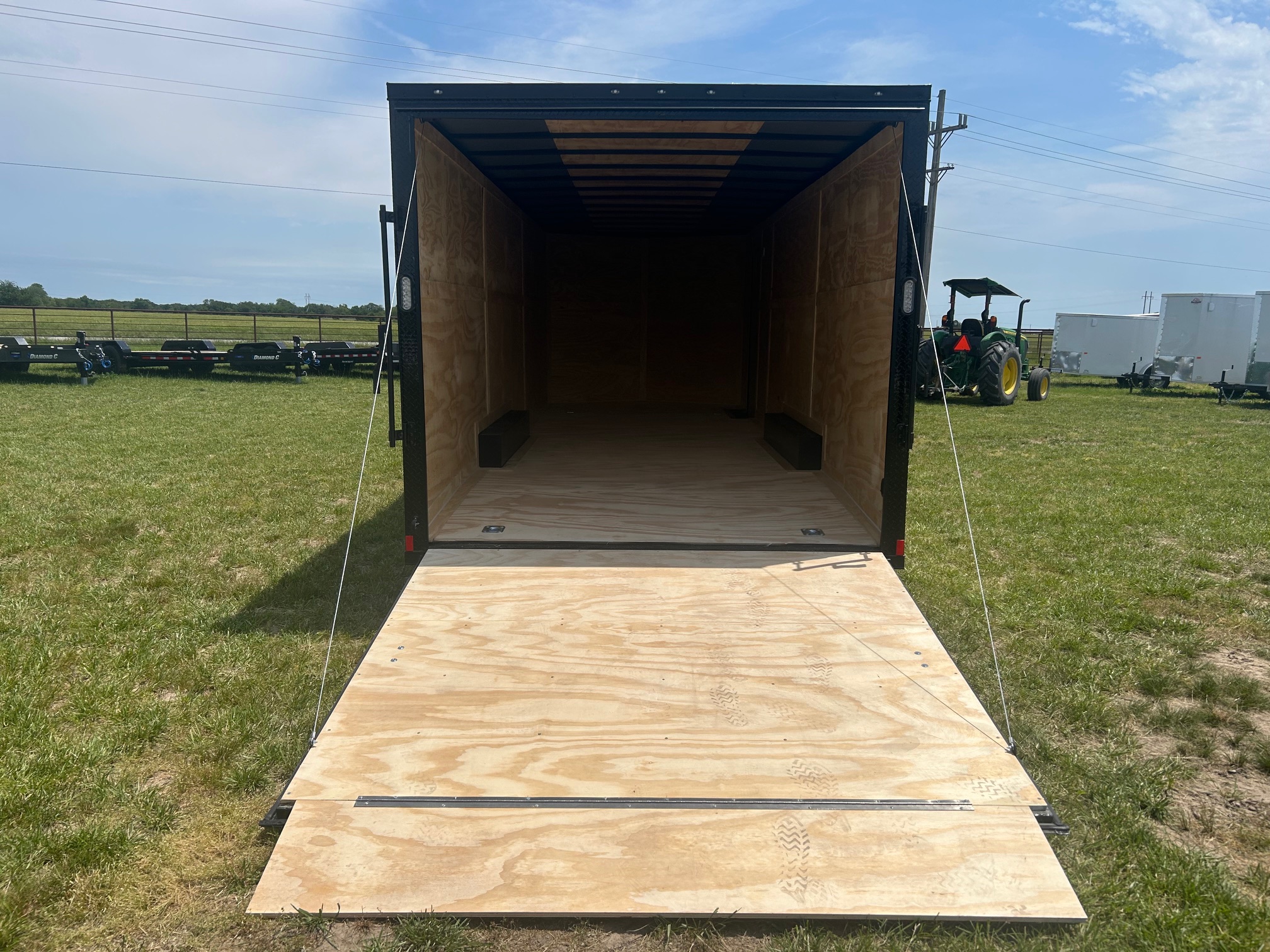 New 2026 Rock Solid 83x24 Tandem 10K Cargo w/ Ramp Door & 7' Interior Height