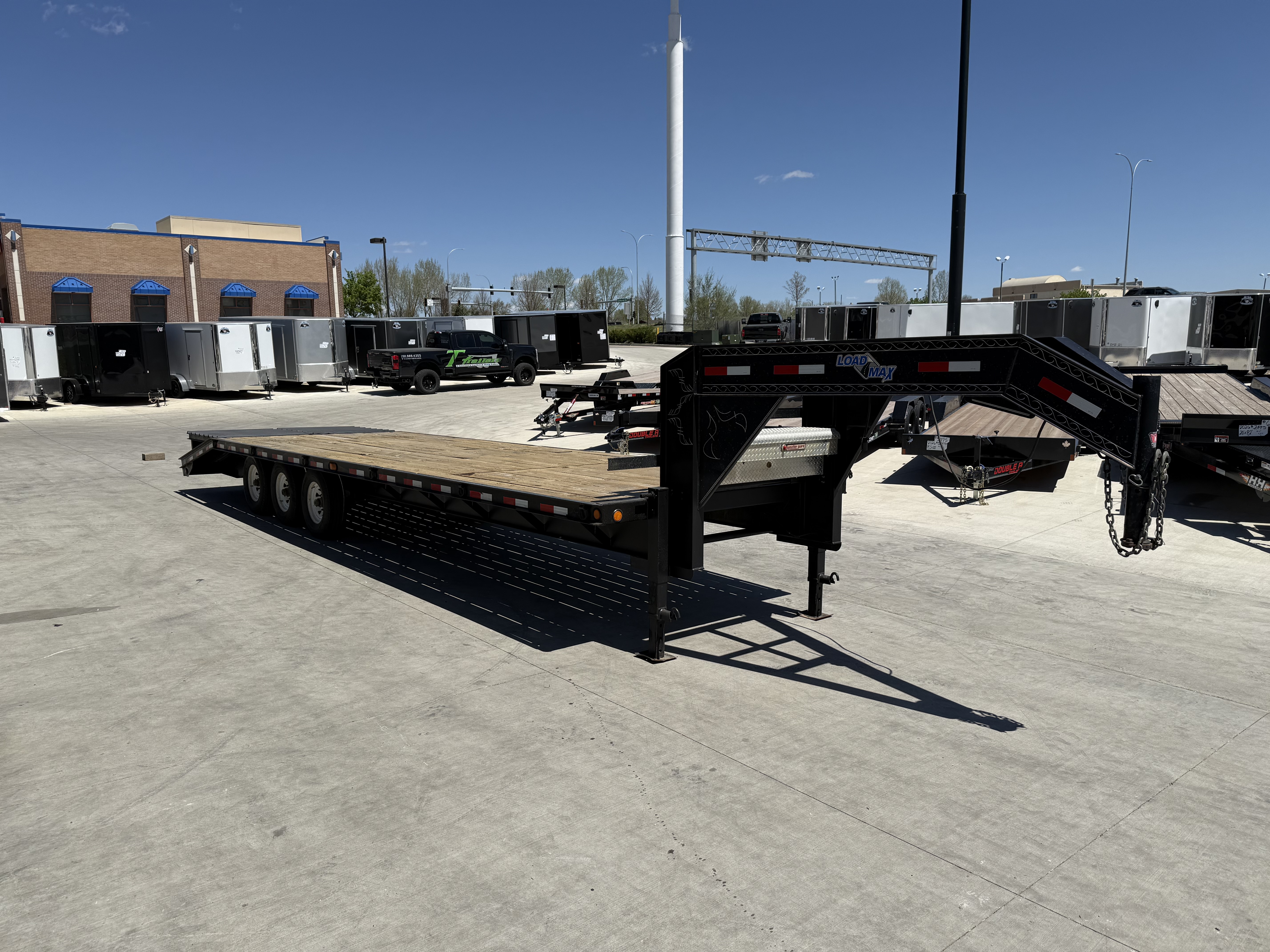 Used 2010 Load Rite 30 foot 21k Flatbed Trailer