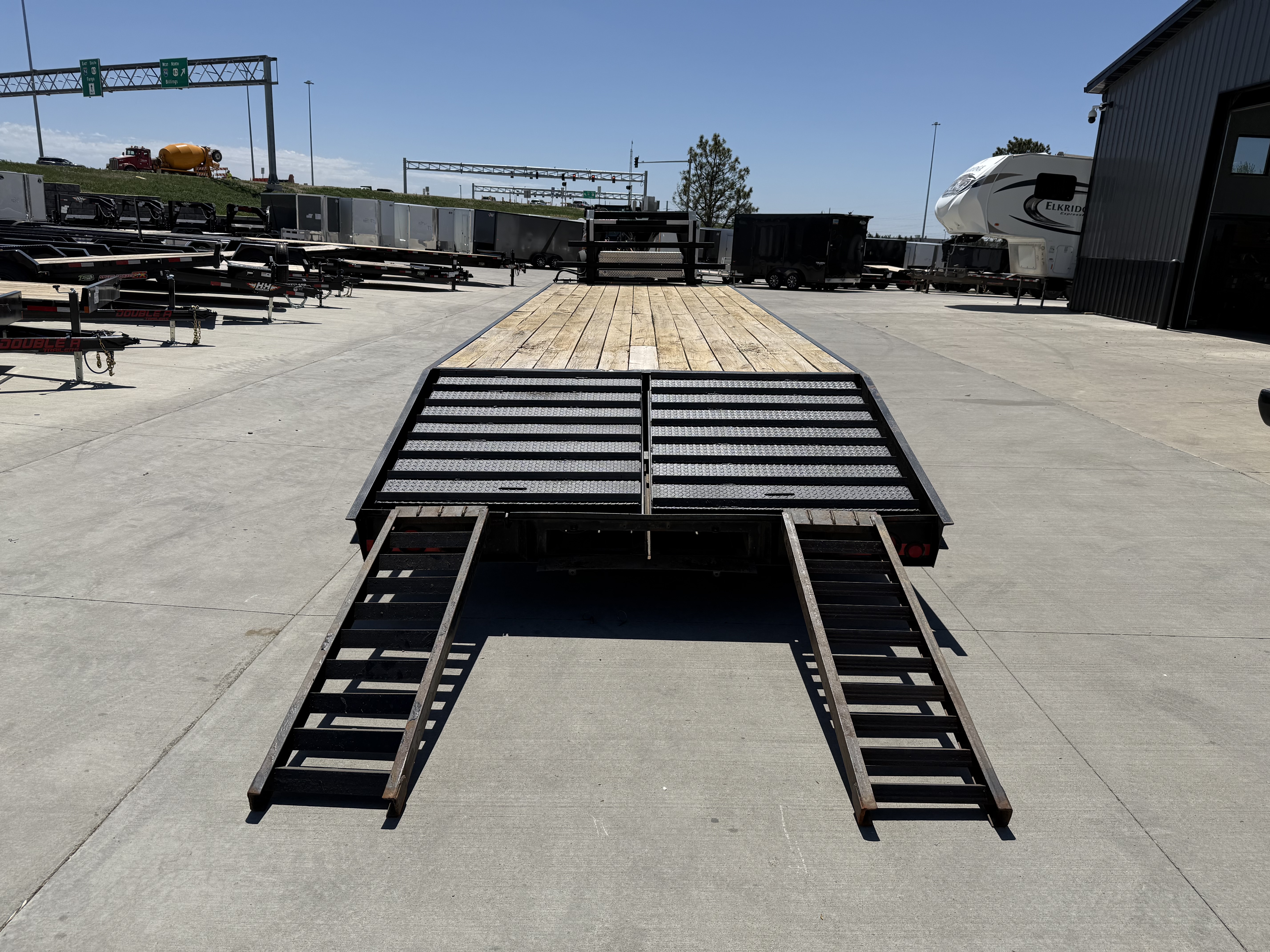 Used 2010 Load Rite 30 foot 21k Flatbed Trailer