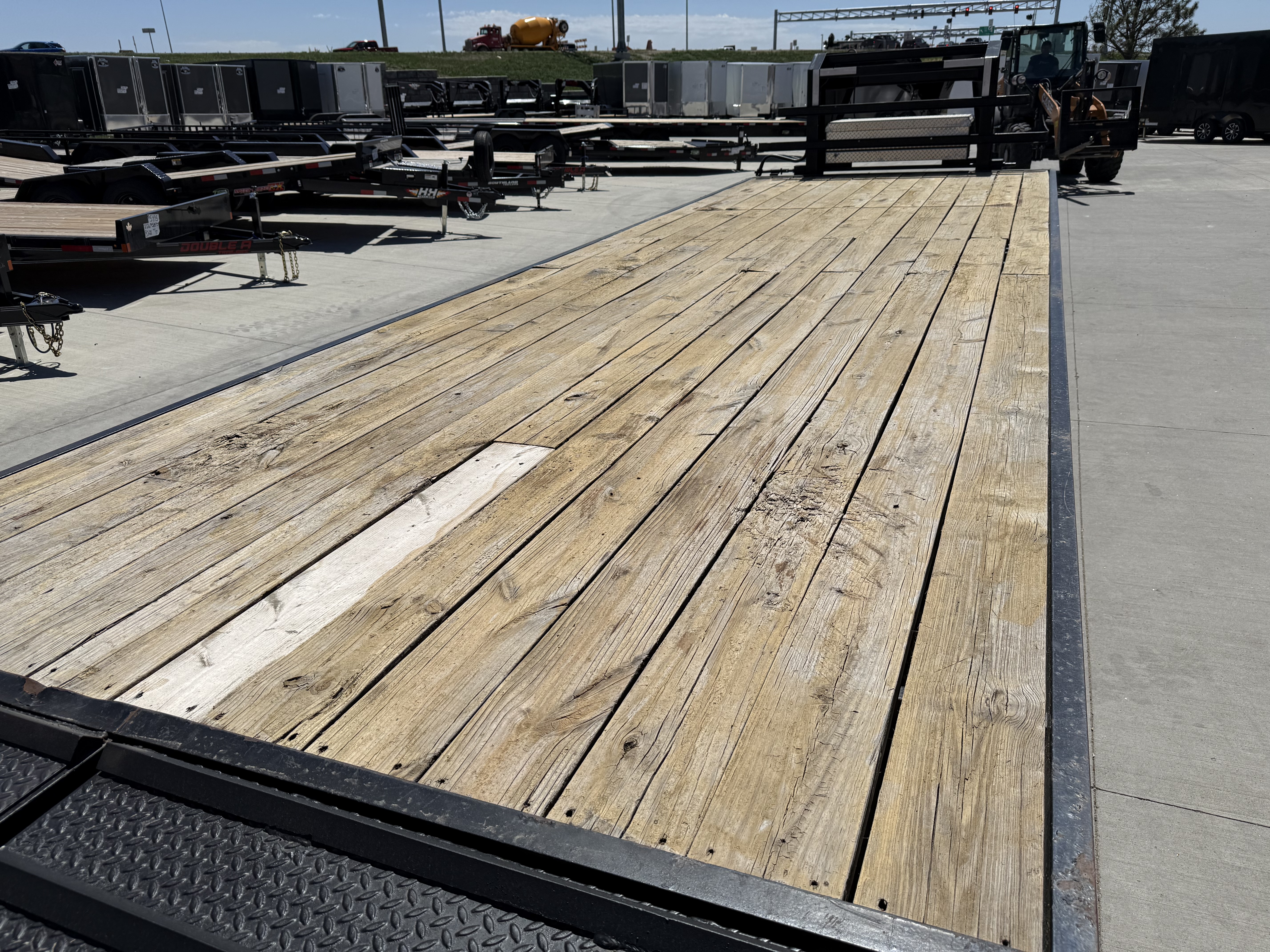 Used 2010 Load Rite 30 foot 21k Flatbed Trailer