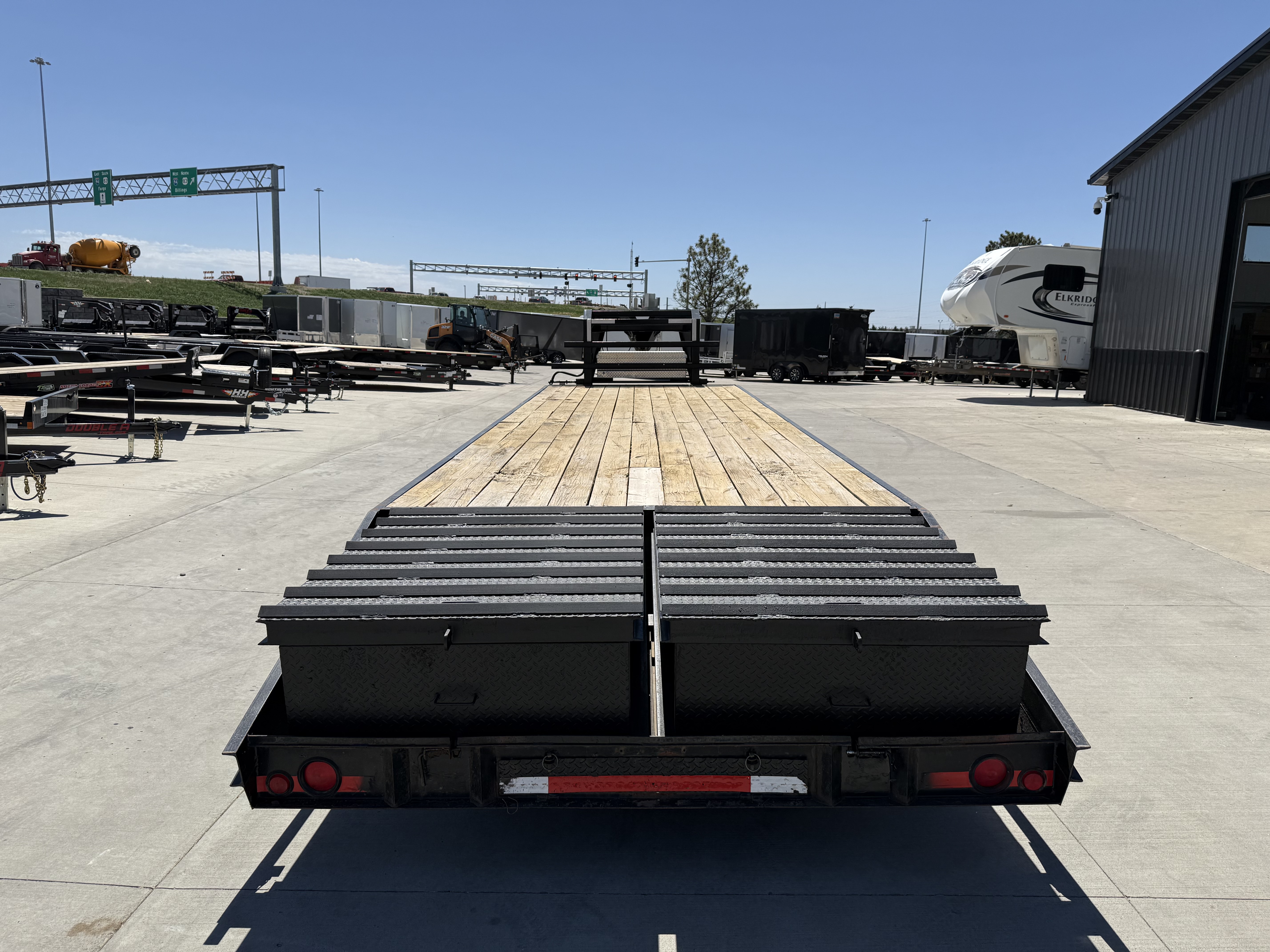 Used 2010 Load Rite 30 foot 21k Flatbed Trailer