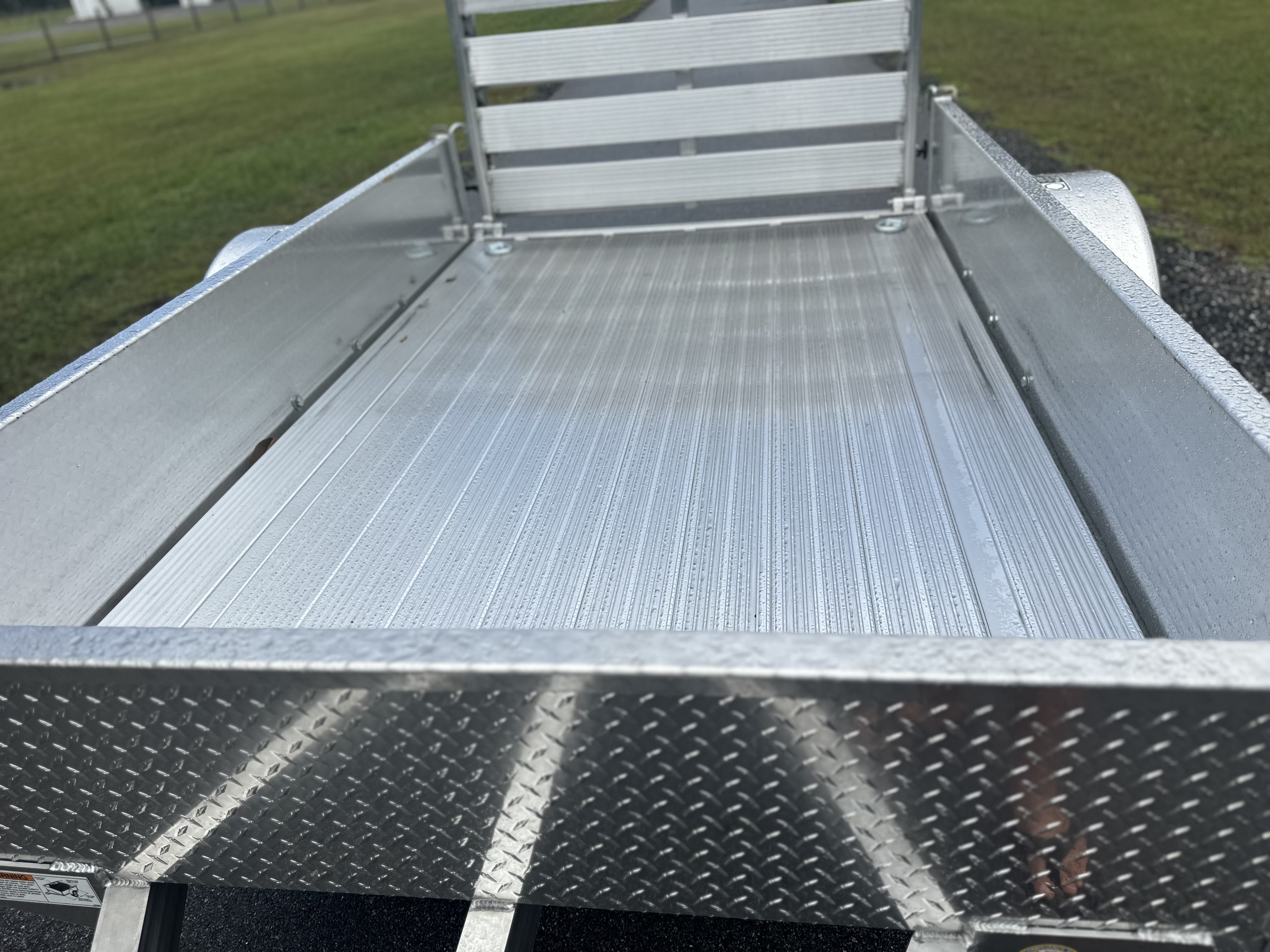 New 2025 H&H Trailers Aluminum Solid Side 3k 5x8 Utility Trailer