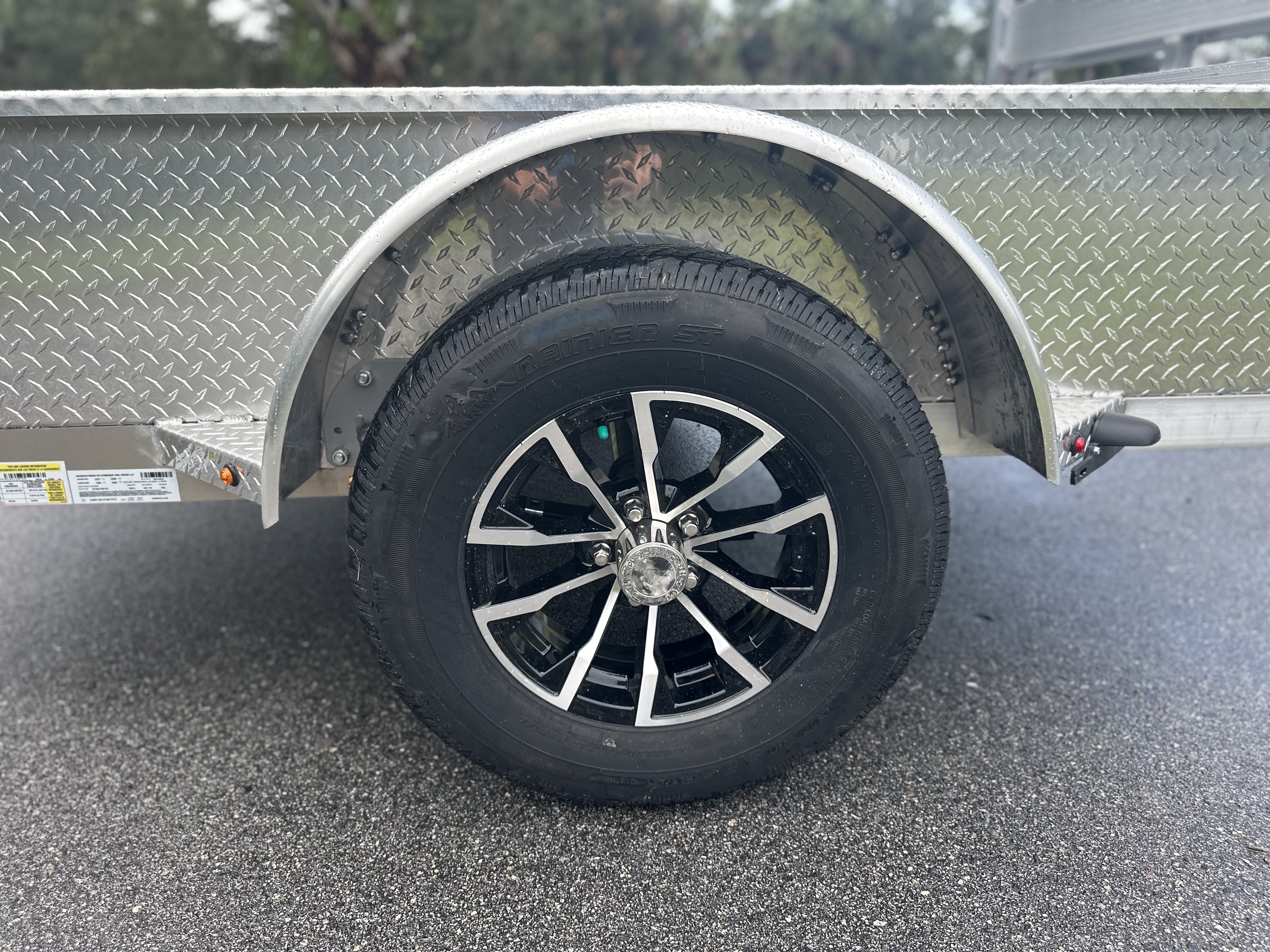 New 2025 H&H Trailers Aluminum Solid Side 3k 5x8 Utility Trailer