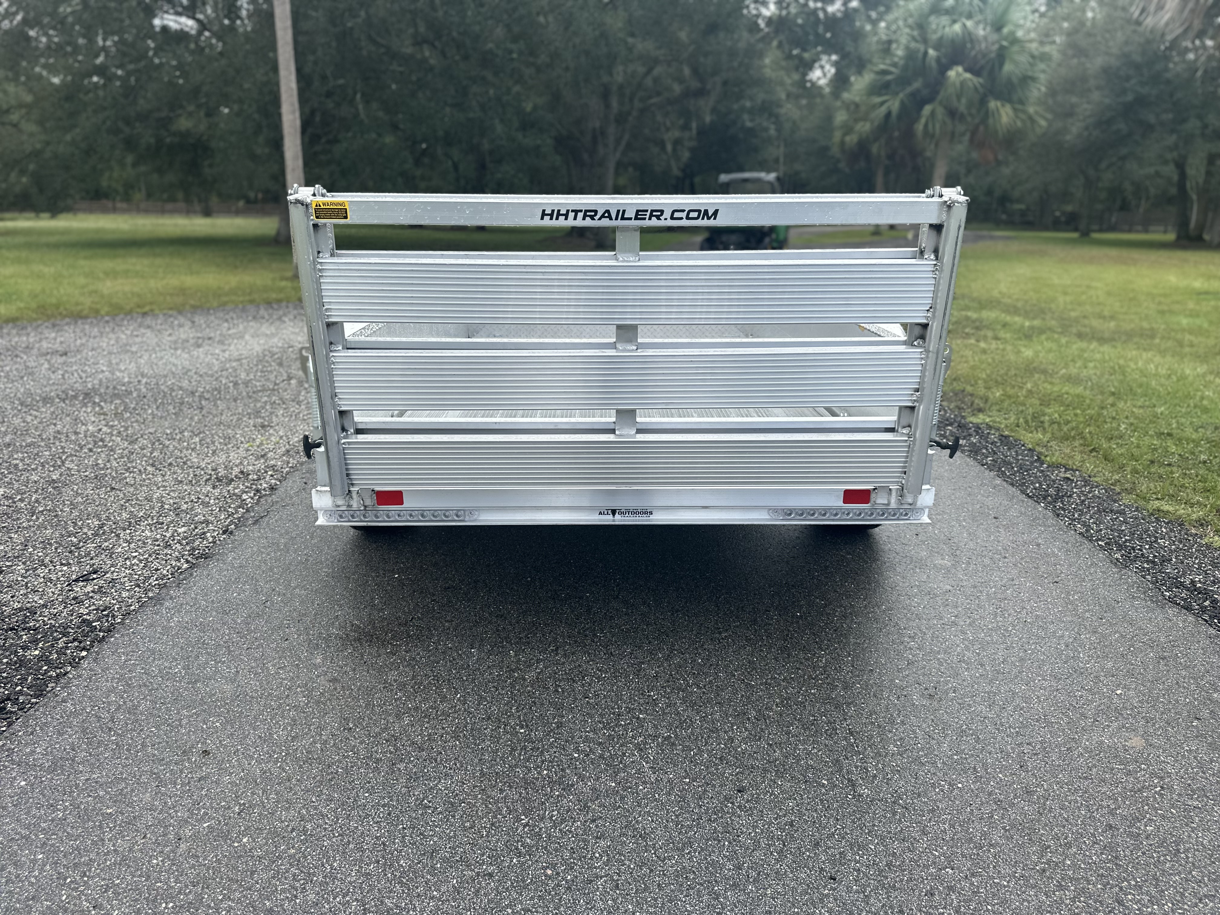 New 2025 H&H Trailers Aluminum Solid Side 3k 5x8 Utility Trailer