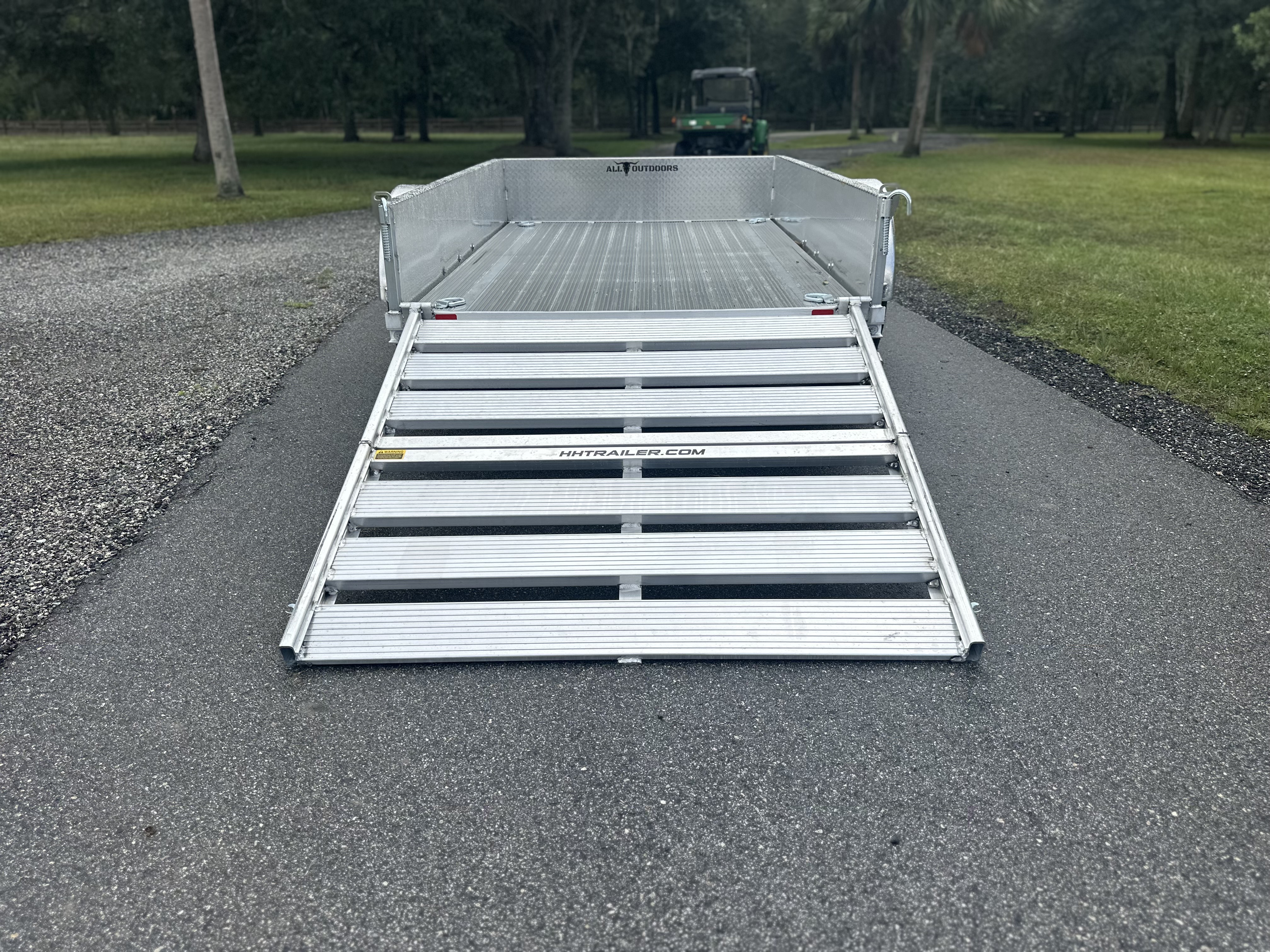 New 2025 H&H Trailers Aluminum Solid Side 3k 5x8 Utility Trailer