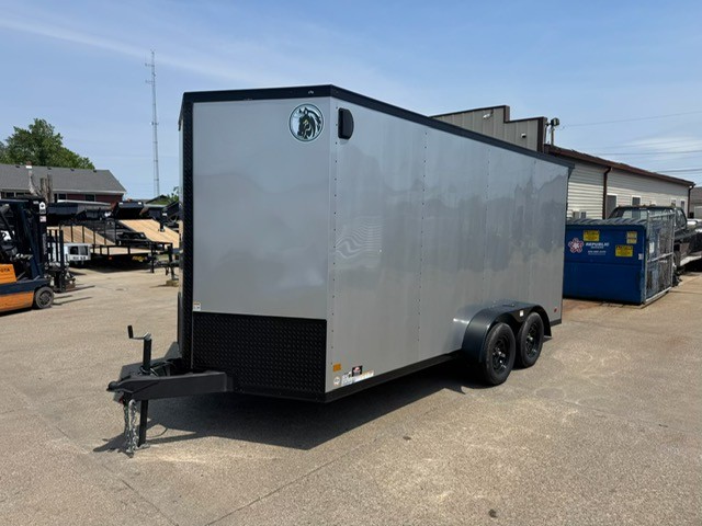 Used USED 2025 Darkhorse Cargo 7x16 7K 7' Tall Cargo / Enclosed Trailer