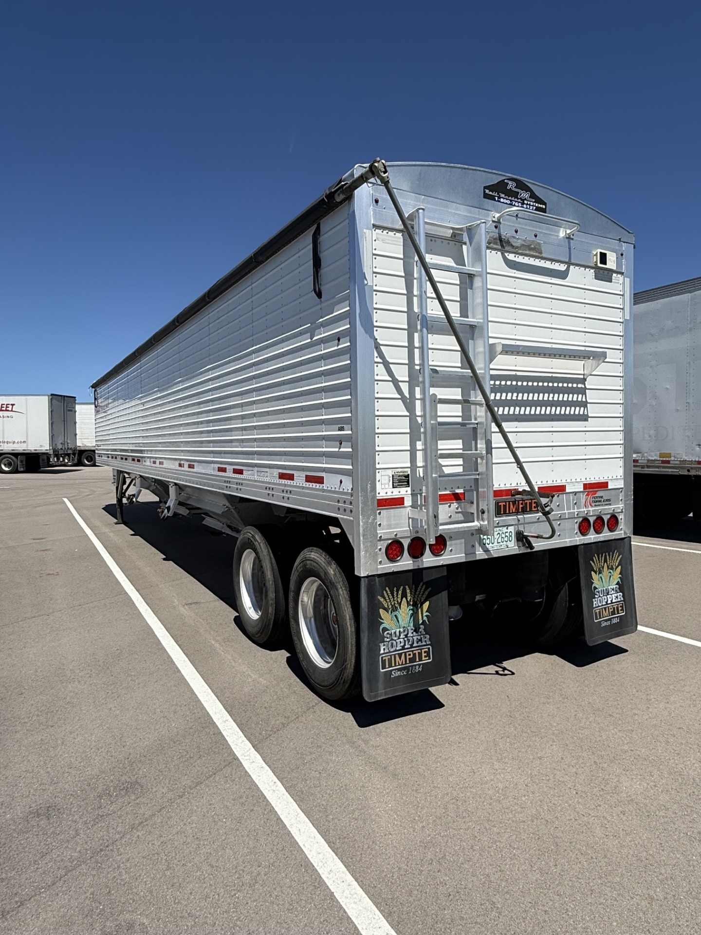 Used $1,650/month 2020 Timpte White 42x96x78 Hopper Trailer Rent to Own
