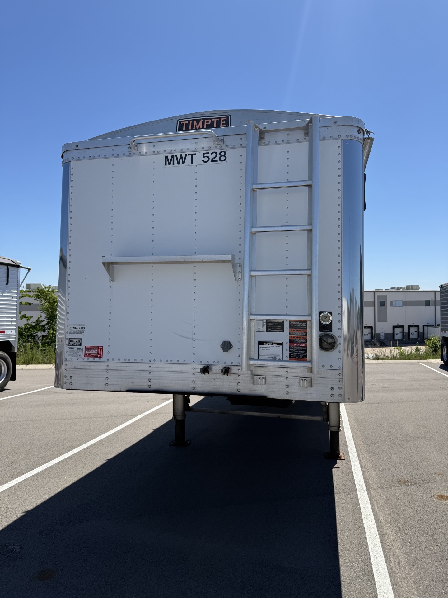 Used $1,650/month 2022 Timpte White 42x96x78 Hopper Trailer Rent to Own