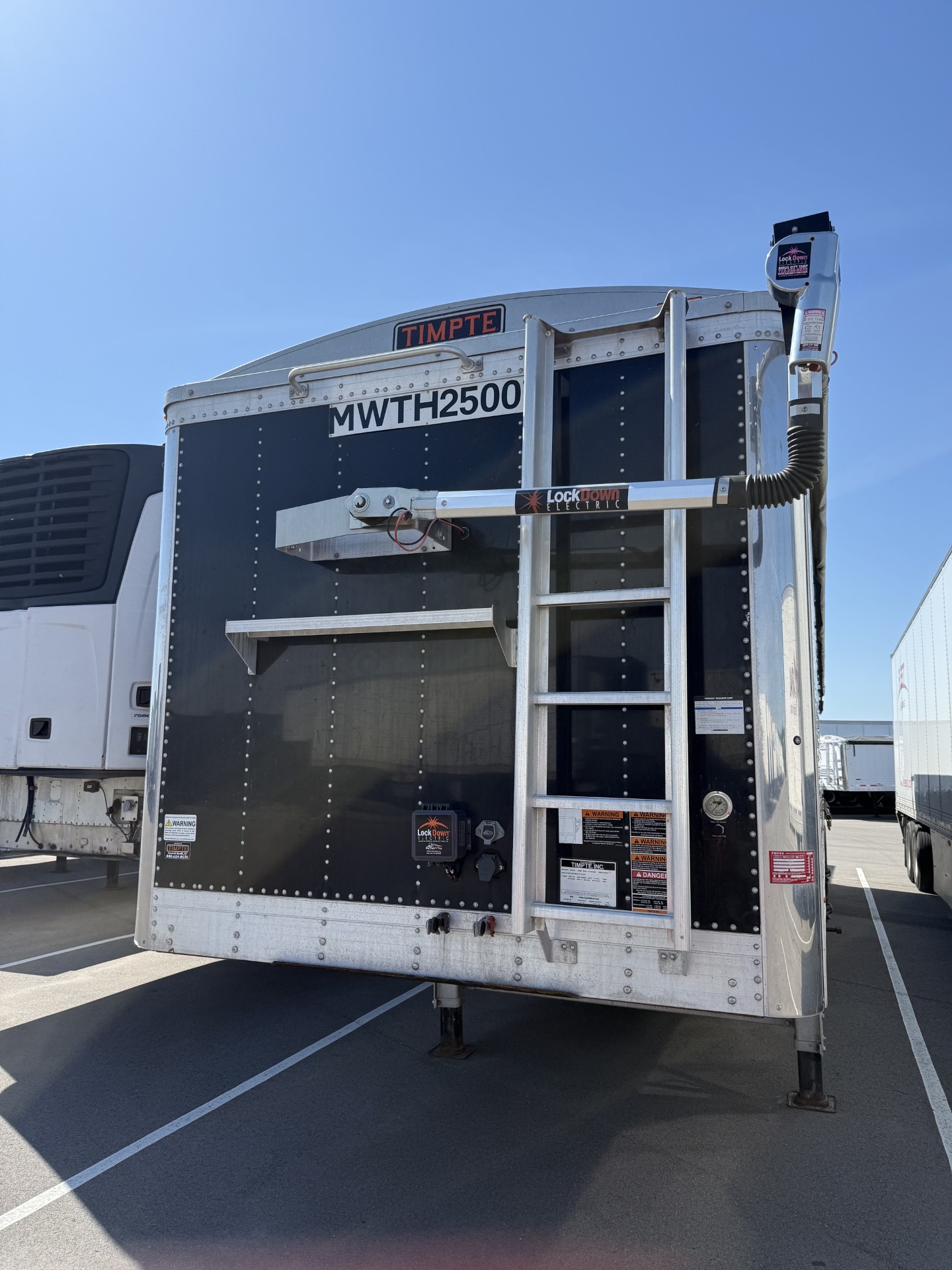 Used $1,695/month 2025 Timpte BLACK 42x96x78 Hopper Trailer Rent to Own-Hi Flow tubs, Electric Tarp