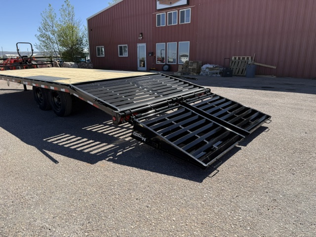 New 2027 PJ F8 Deckover Trailer- 24'- 14K- W/Monster Ramps