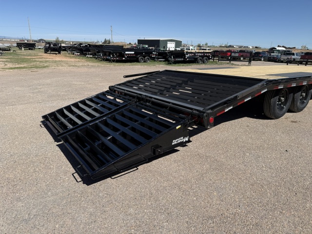 New 2027 PJ F8 Deckover Trailer- 24'- 14K- W/Monster Ramps