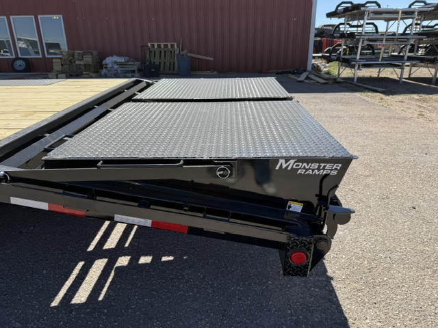 New 2027 PJ F8 Deckover Trailer- 24'- 14K- W/Monster Ramps
