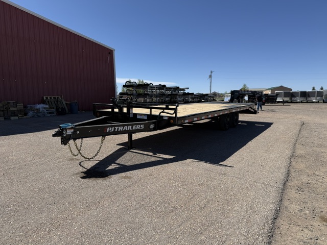 New 2027 PJ F8 Deckover Trailer- 24'- 14K- W/Monster Ramps