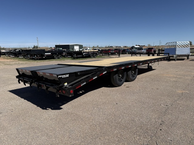 New 2027 PJ F8 Deckover Trailer- 24'- 14K- W/Monster Ramps