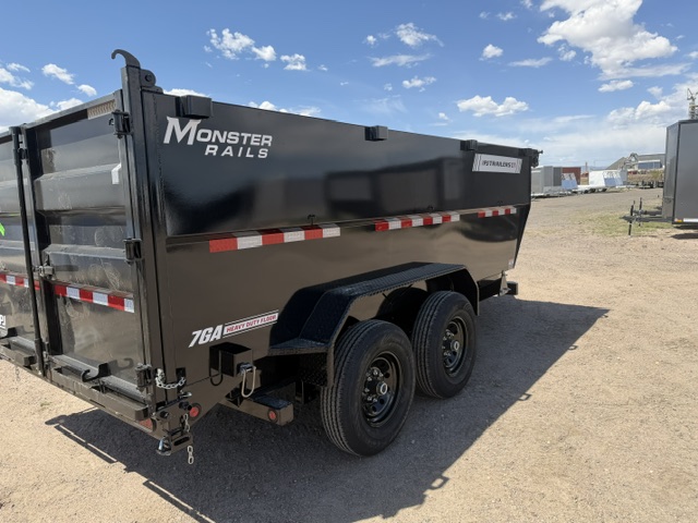 New 2027 PJ DT1 7x14 Telescopic Dump Trailer- 15.4K- 4' Sides