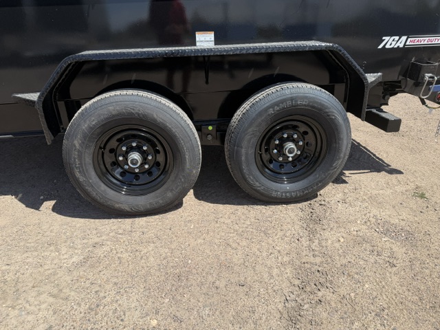 New 2027 PJ DT1 7x14 Telescopic Dump Trailer- 15.4K- 4' Sides