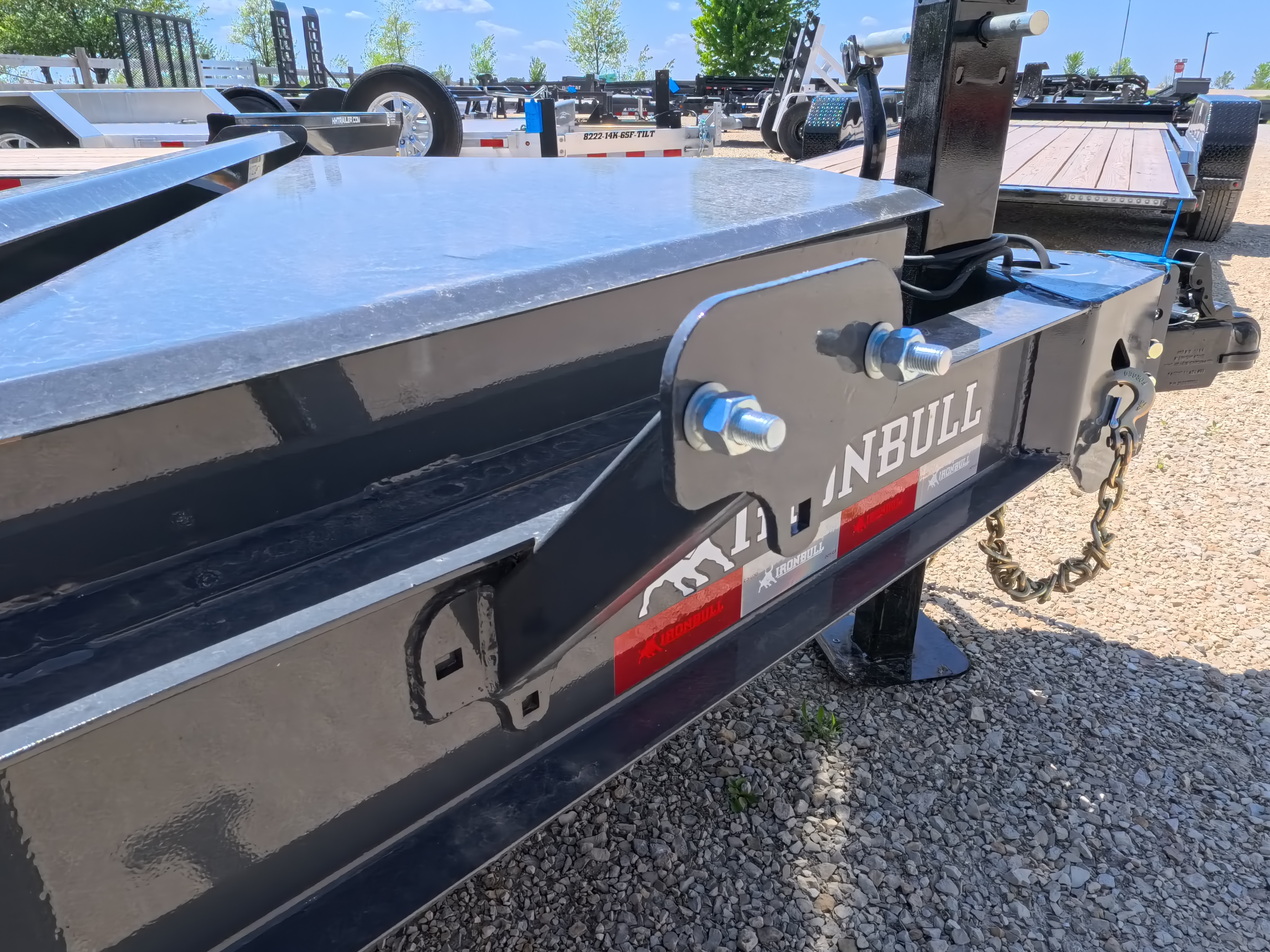 New 2026 Iron Bull 81 x 22 (16+6) TWB with 16 Ft. Tilt Deck, 16K GVWR, Torsion Axles, 16 Ply Single Tires
