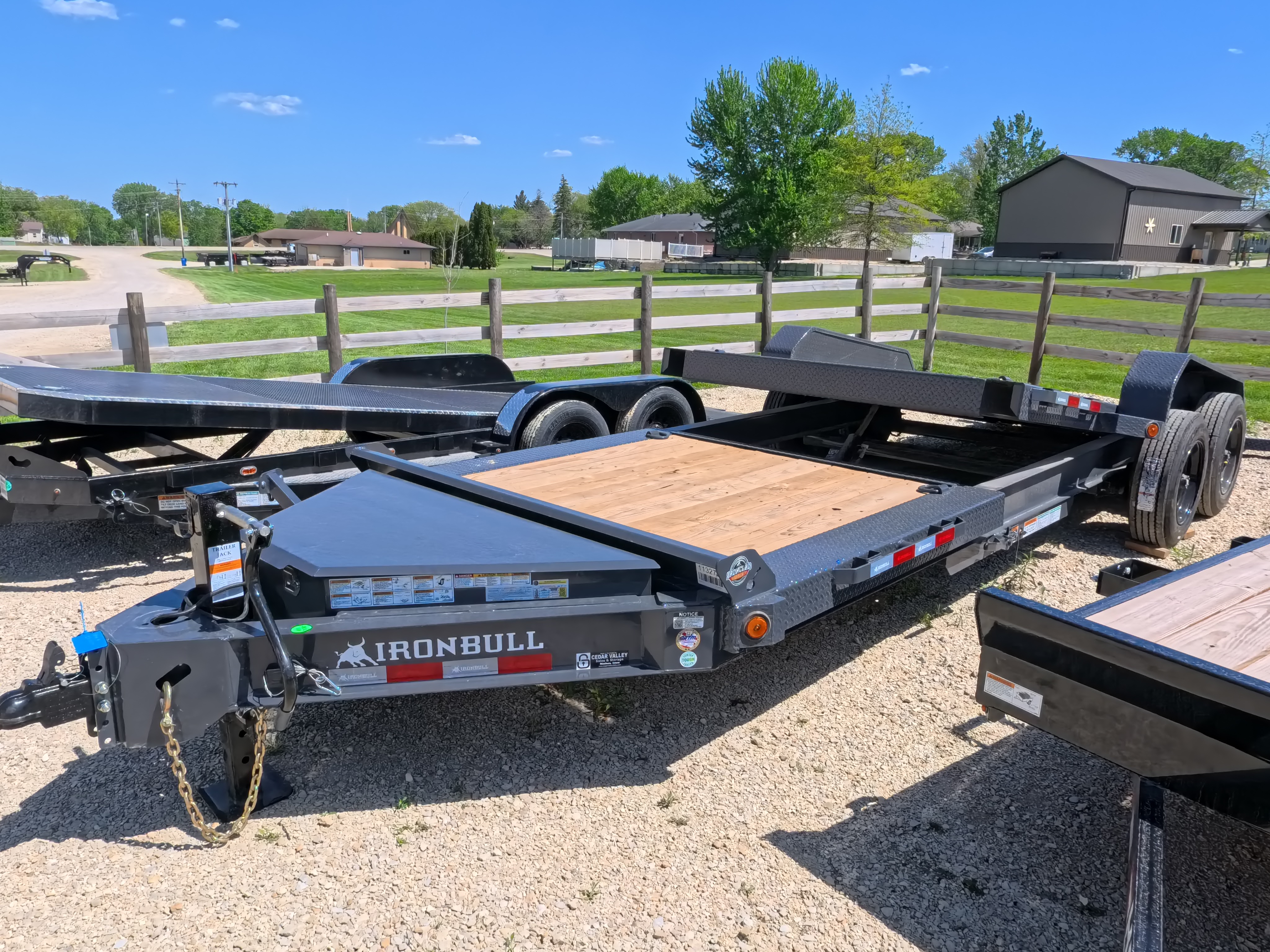 New 2026 Iron Bull 81 x 22 (16+6) TWB with 16 Ft. Tilt Deck, 16K GVWR, Torsion Axles, 16 Ply Single Tires