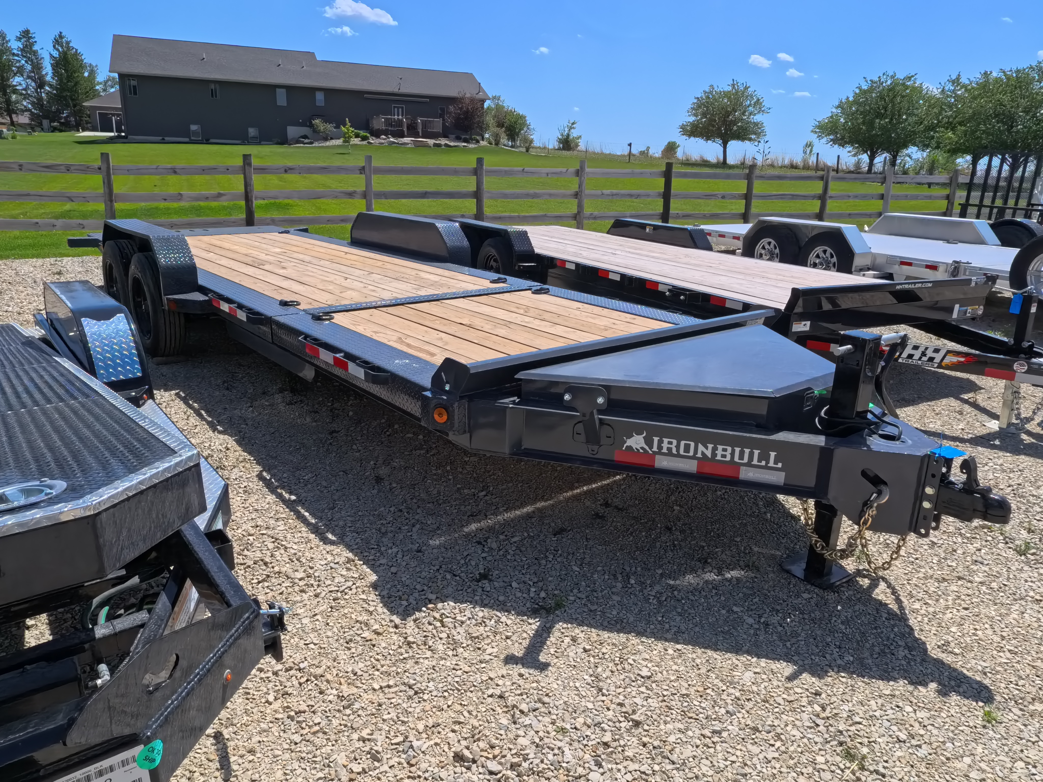New 2026 Iron Bull 81 x 22 (16+6) TWB with 16 Ft. Tilt Deck, 16K GVWR, Torsion Axles, 16 Ply Single Tires