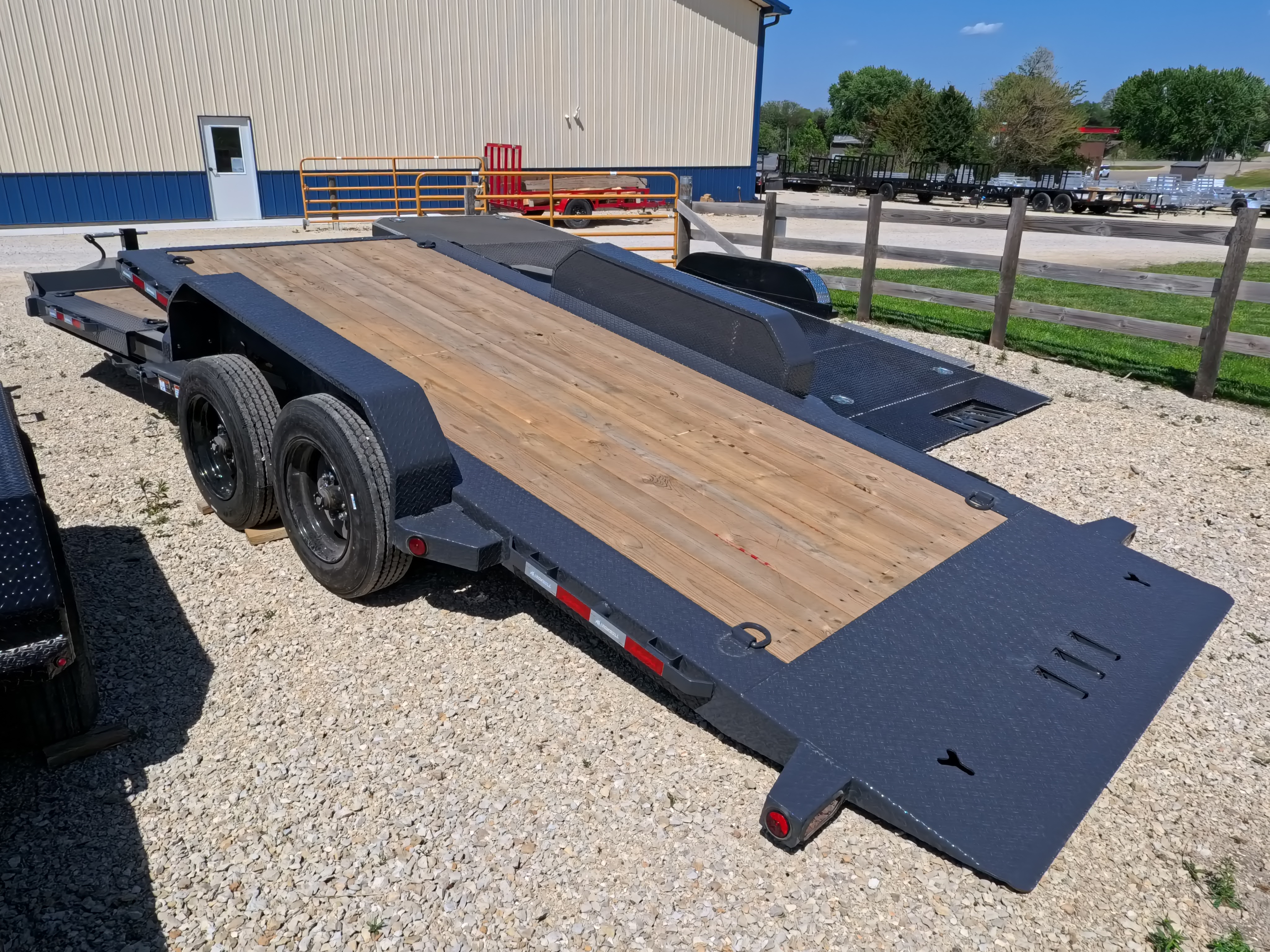 New 2026 Iron Bull 81 x 22 (16+6) TWB with 16 Ft. Tilt Deck, 16K GVWR, Torsion Axles, 16 Ply Single Tires