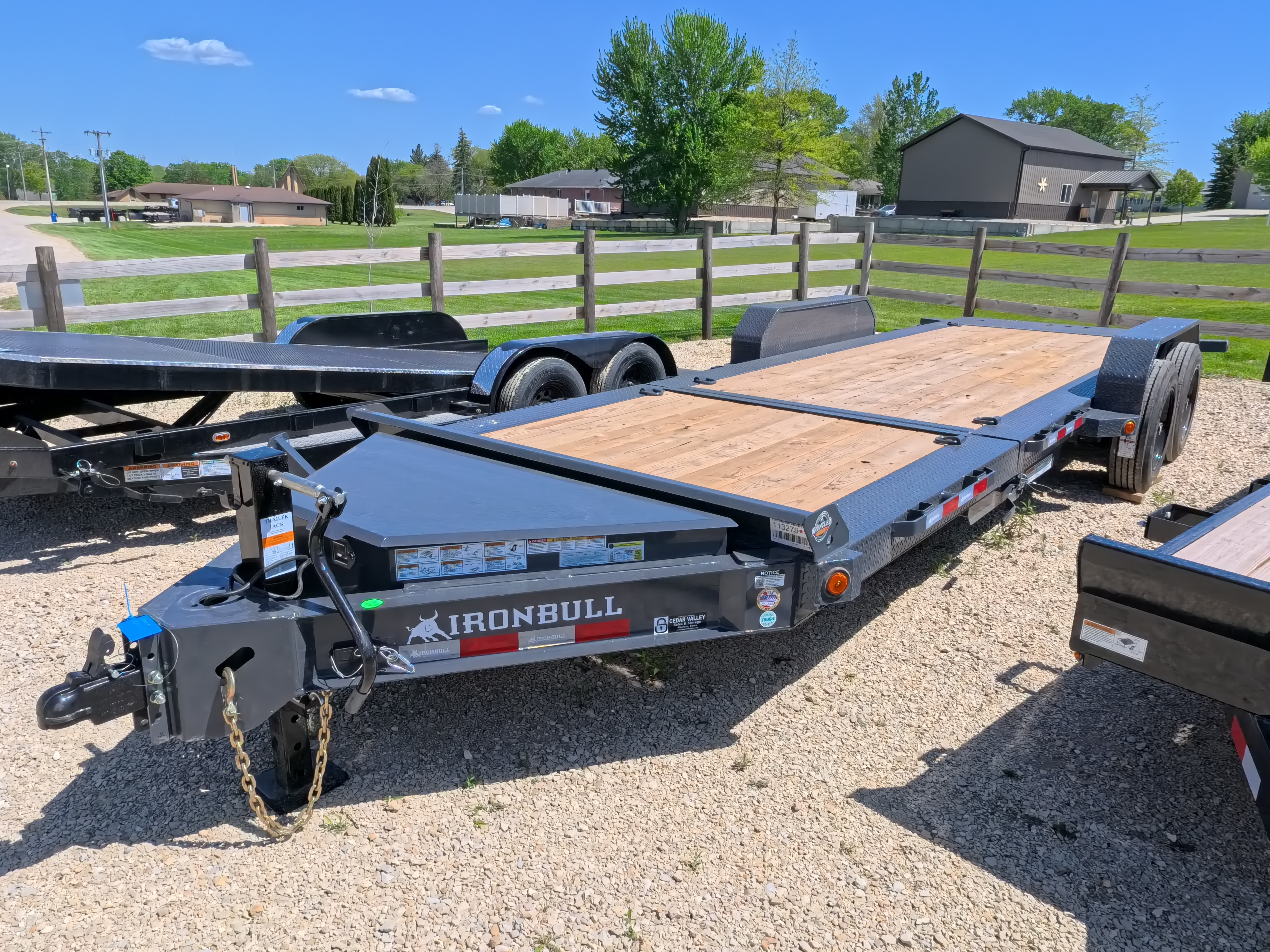 New 2026 Iron Bull 81 x 22 (16+6) TWB with 16 Ft. Tilt Deck, 16K GVWR, Torsion Axles, 16 Ply Single Tires
