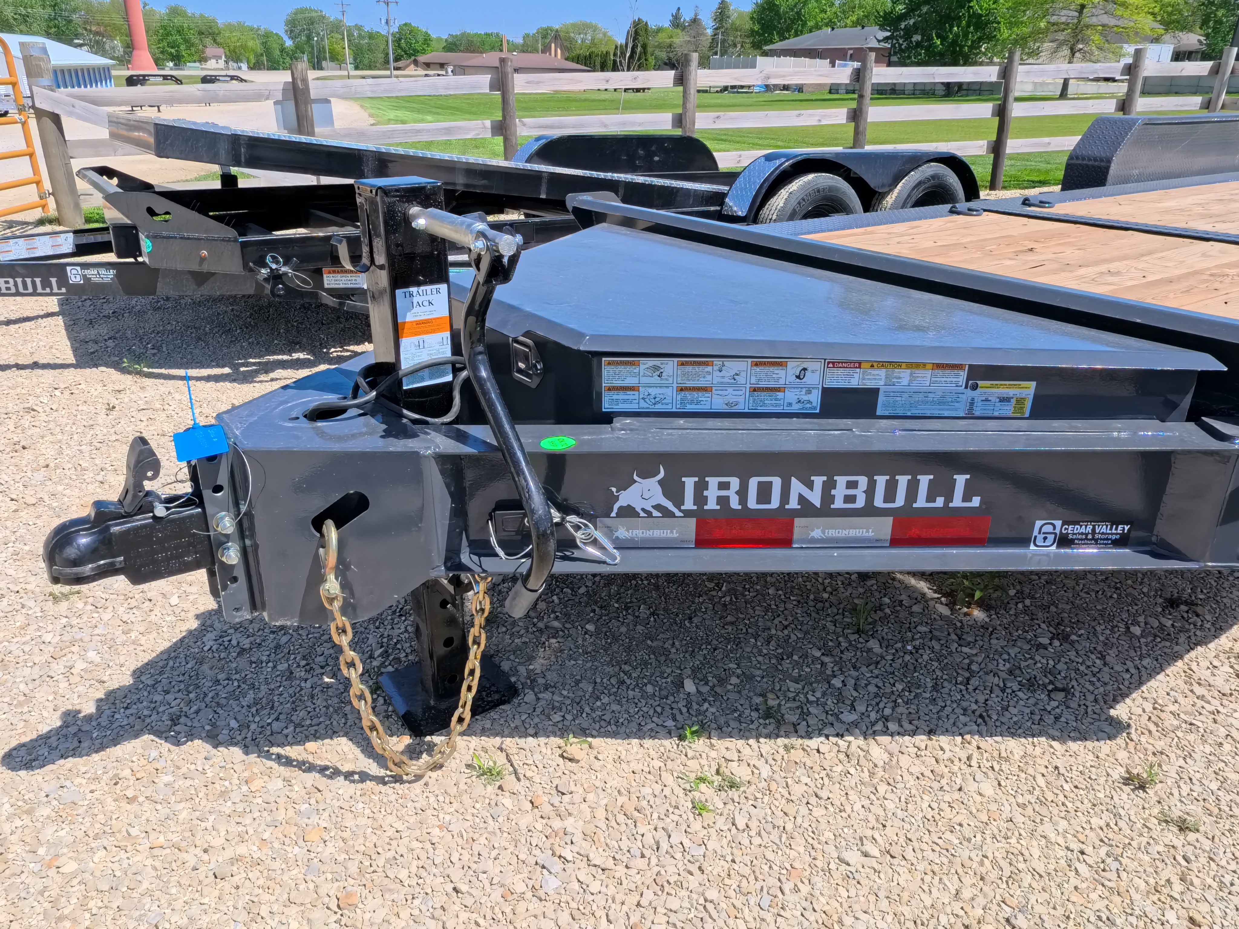 New 2026 Iron Bull 81 x 22 (16+6) TWB with 16 Ft. Tilt Deck, 16K GVWR, Torsion Axles, 16 Ply Single Tires