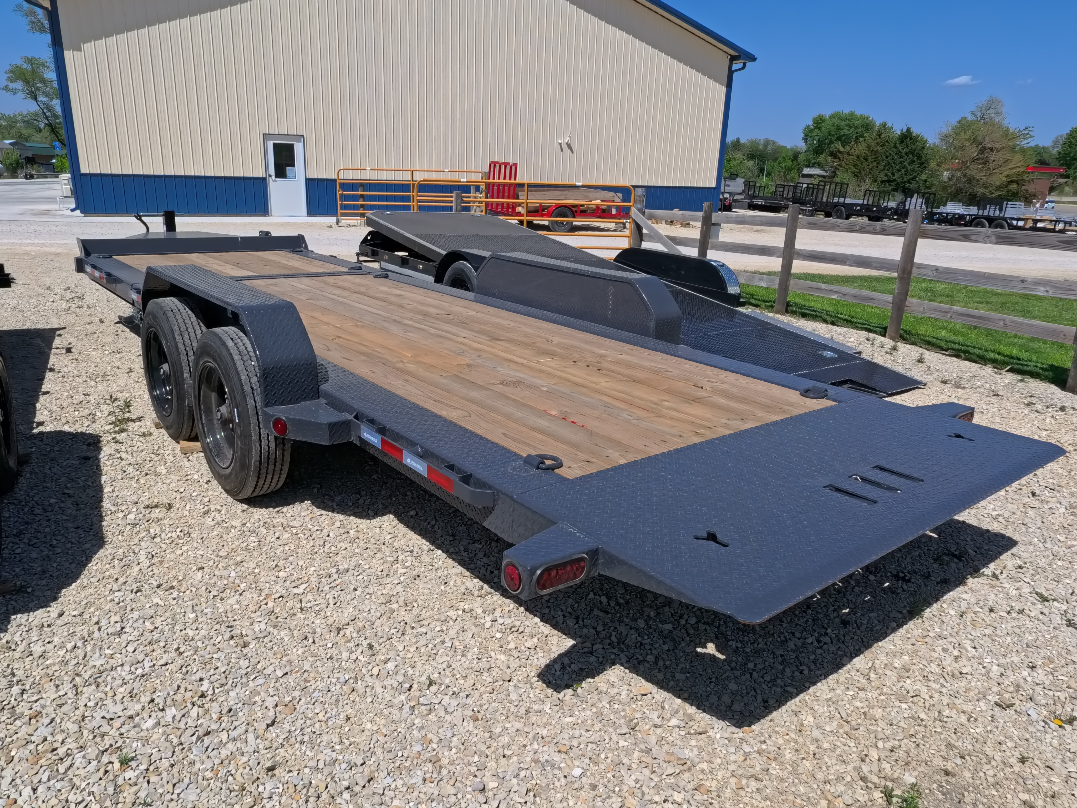 New 2026 Iron Bull 81 x 22 (16+6) TWB with 16 Ft. Tilt Deck, 16K GVWR, Torsion Axles, 16 Ply Single Tires