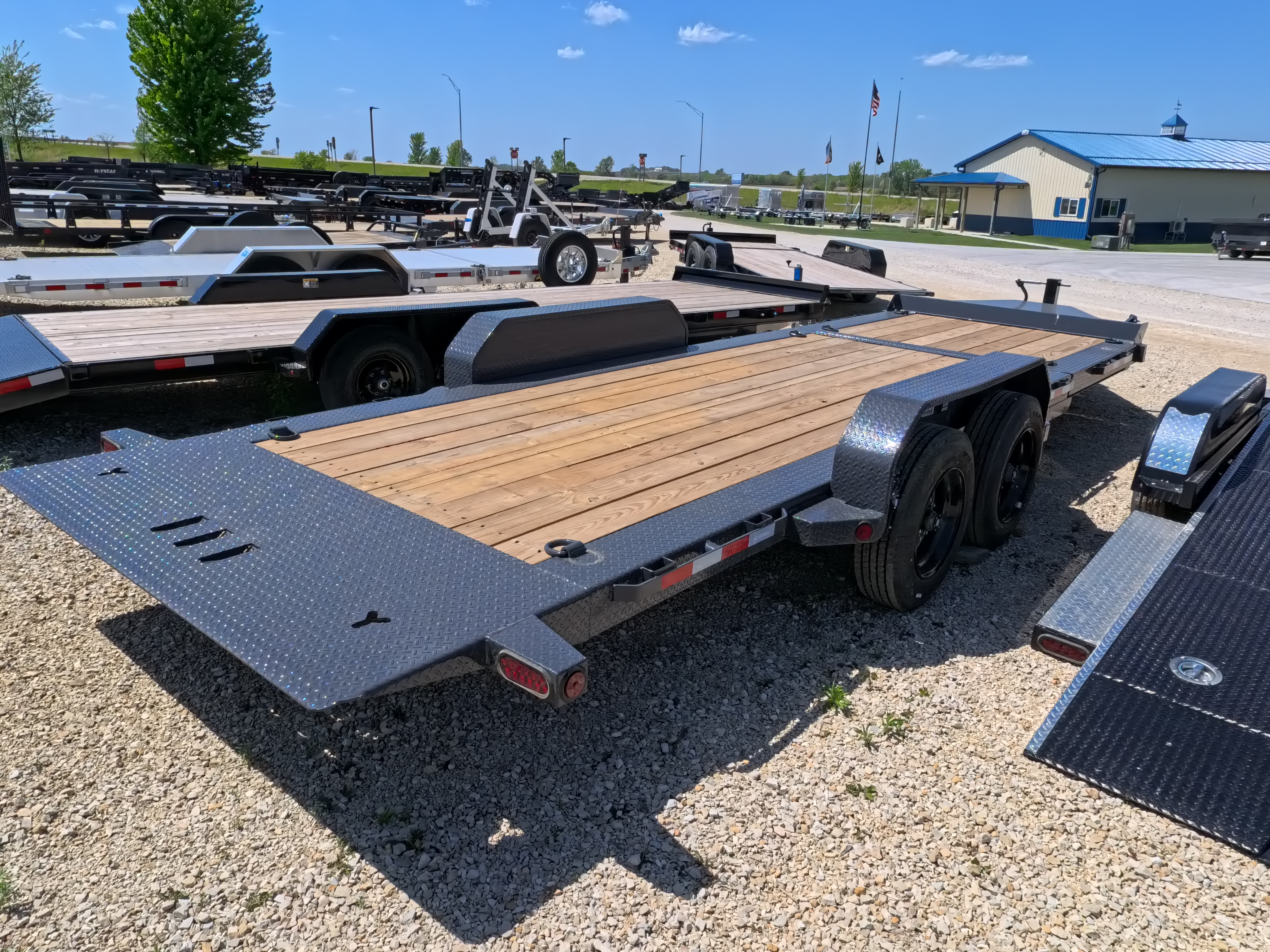 New 2026 Iron Bull 81 x 22 (16+6) TWB with 16 Ft. Tilt Deck, 16K GVWR, Torsion Axles, 16 Ply Single Tires