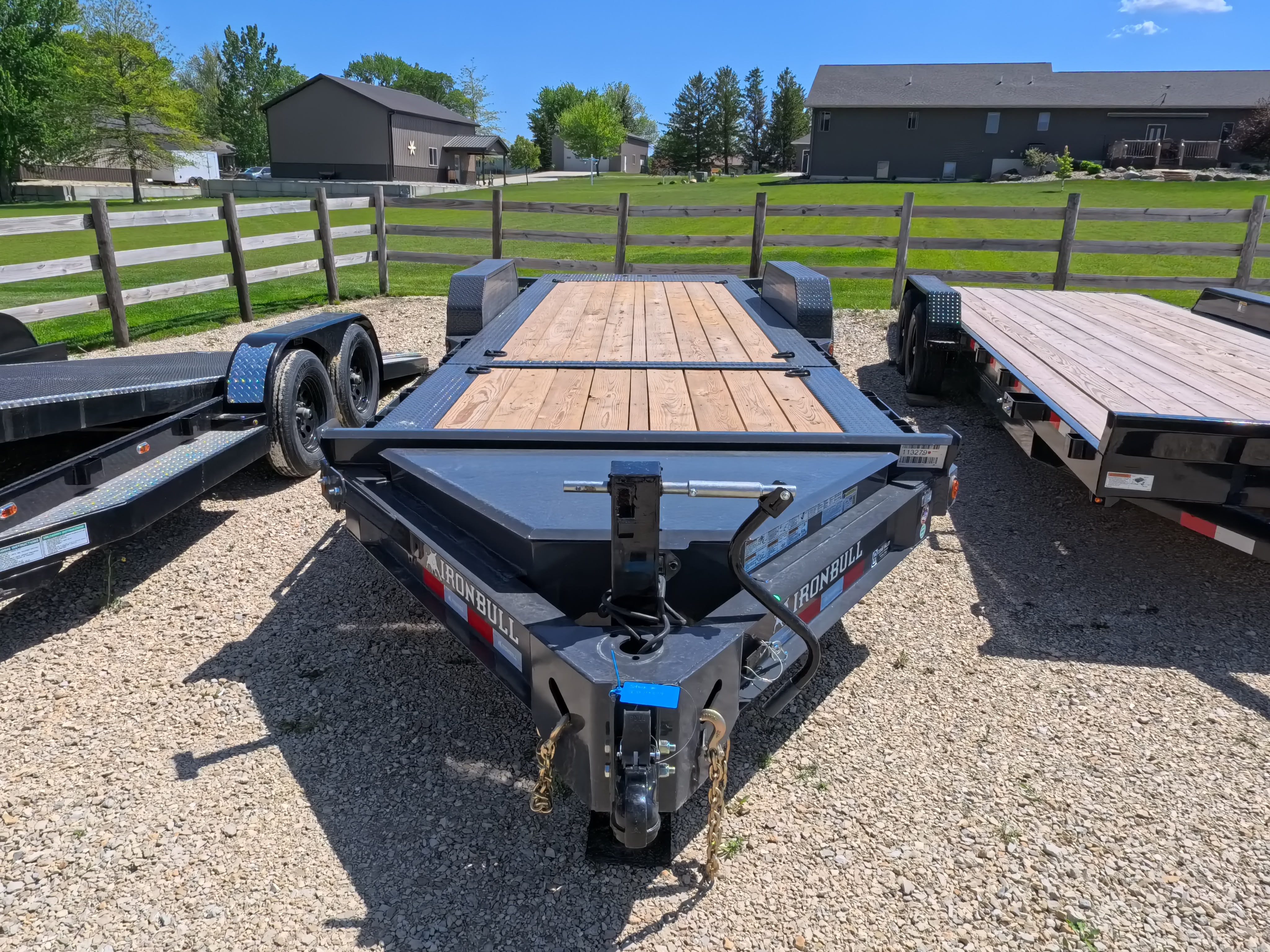 New 2026 Iron Bull 81 x 22 (16+6) TWB with 16 Ft. Tilt Deck, 16K GVWR, Torsion Axles, 16 Ply Single Tires
