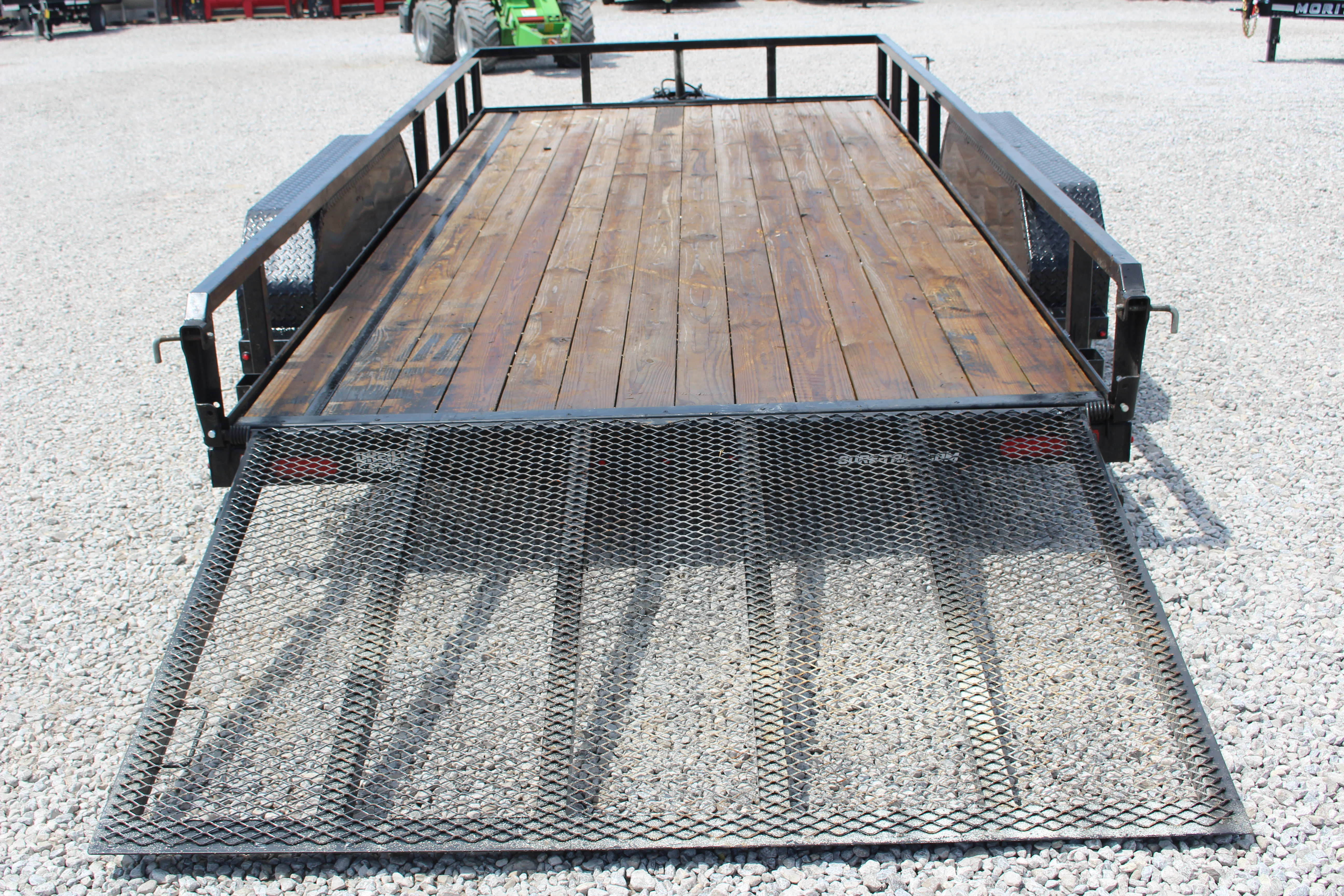 Used 2024 Sure-Trac 7' x 16' Tandem Axle Tube Top Utility Trailer - 7000# GVW