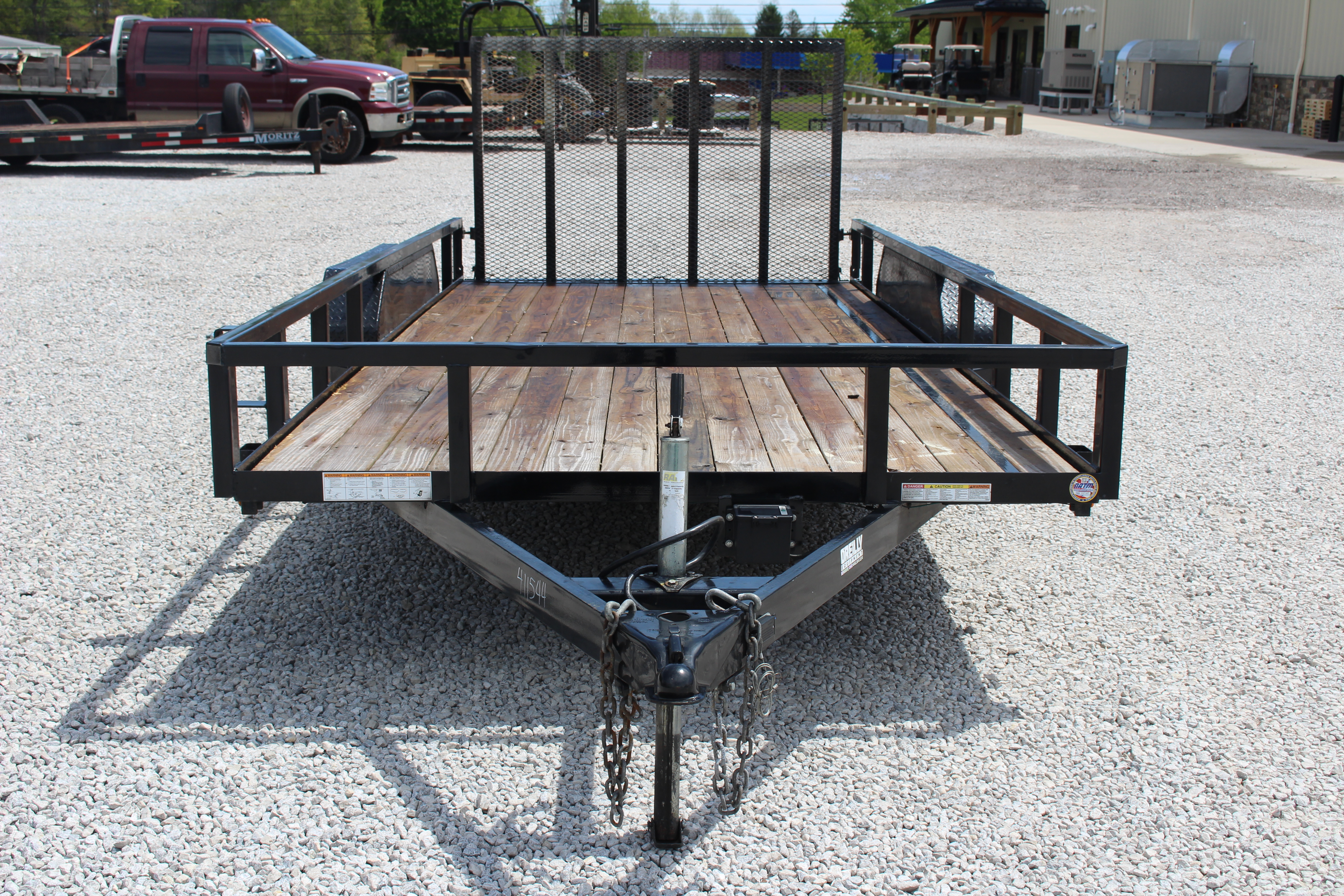 Used 2024 Sure-Trac 7' x 16' Tandem Axle Tube Top Utility Trailer - 7000# GVW