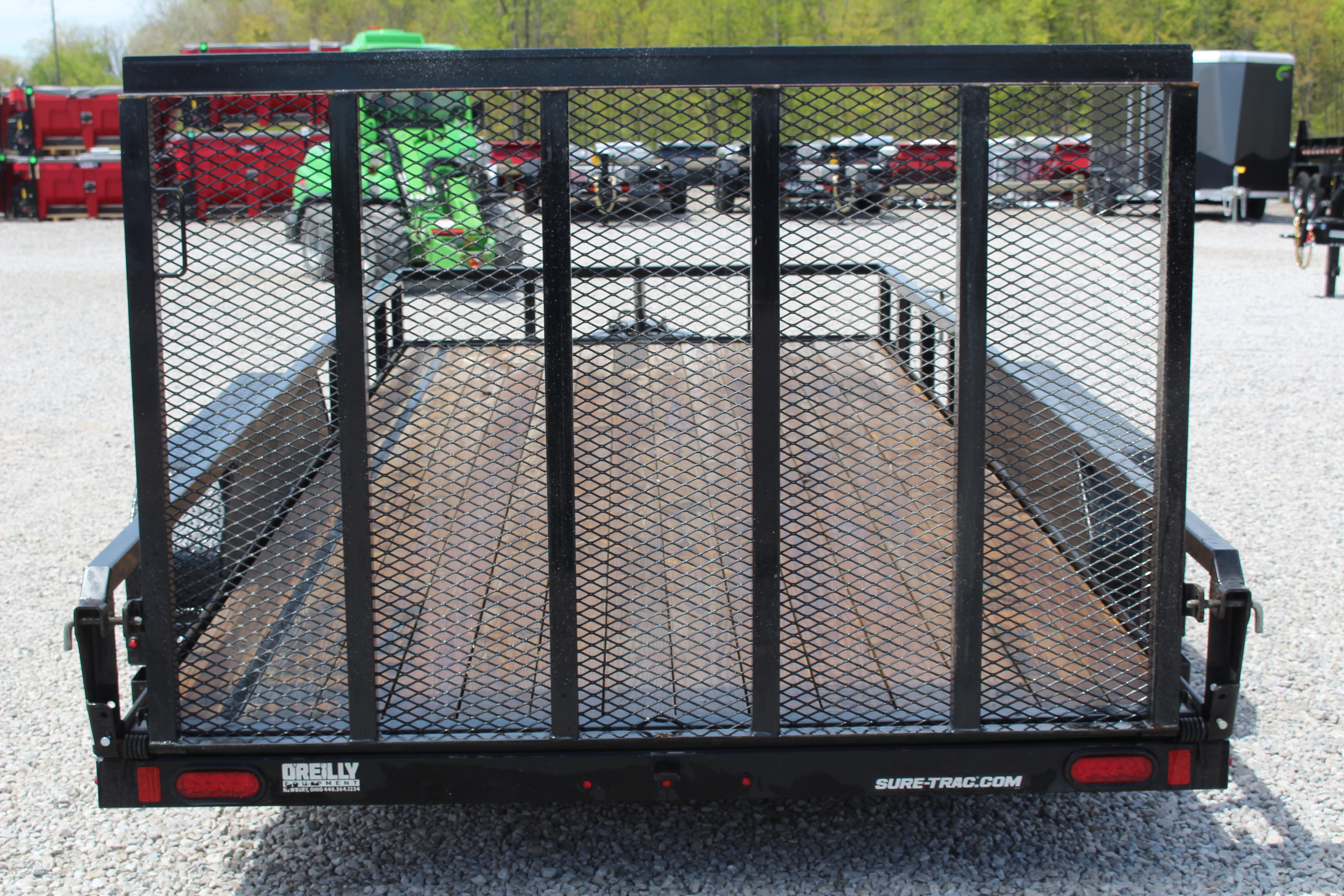 Used 2024 Sure-Trac 7' x 16' Tandem Axle Tube Top Utility Trailer - 7000# GVW
