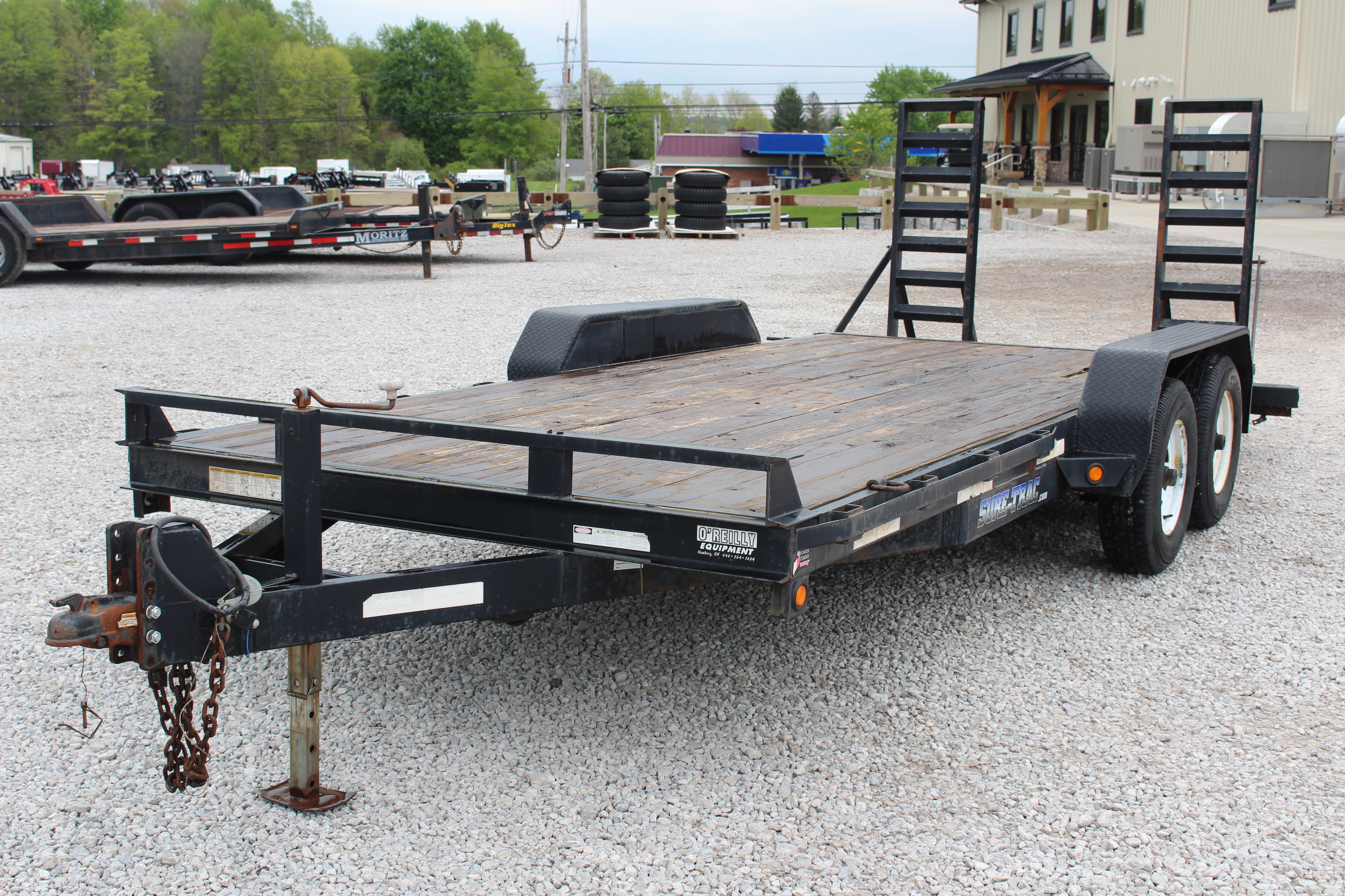 Used 2011 Sure-Trac 7' x 18' Equipment Trailer - 9900# GVW