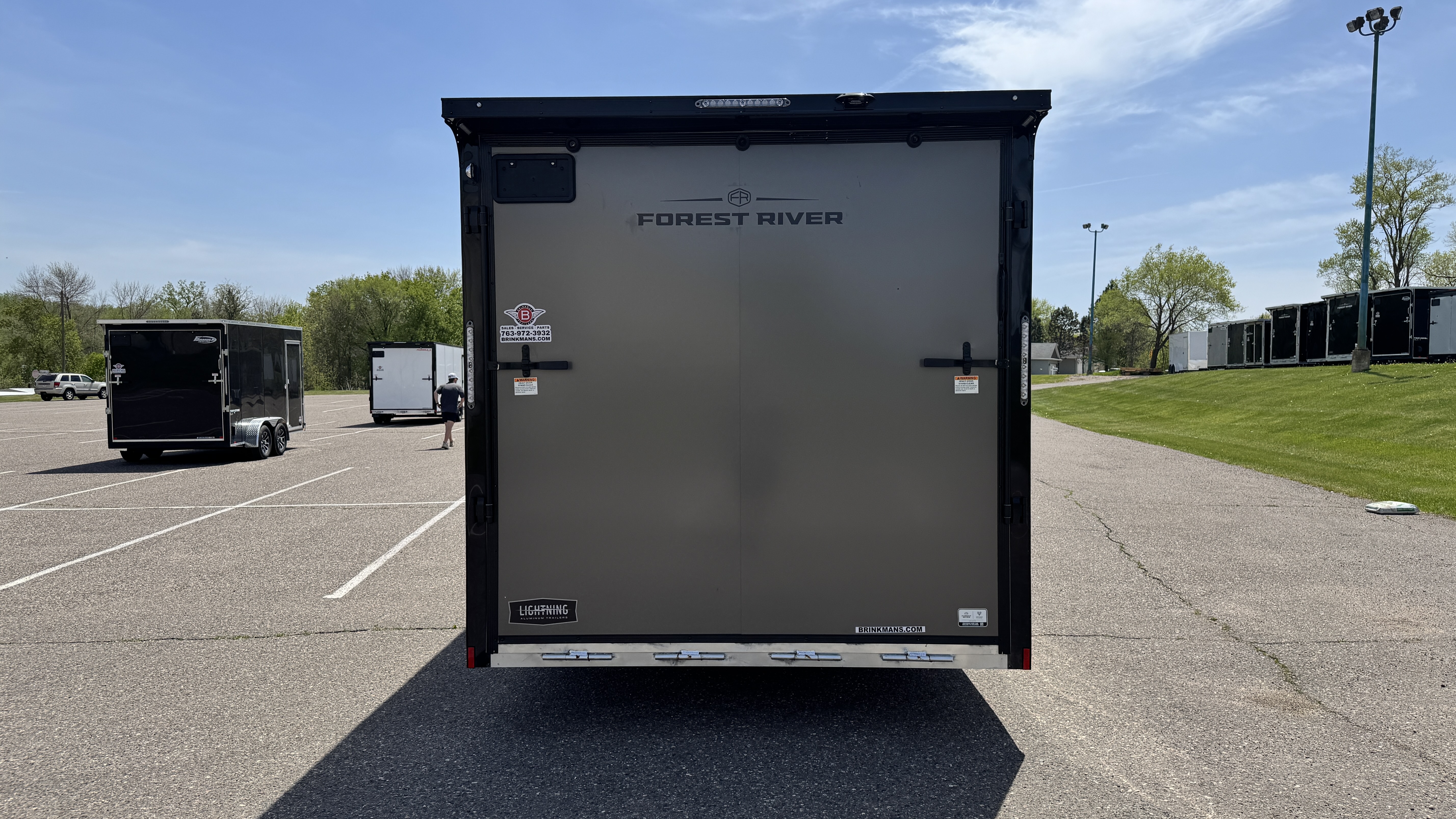 New 2027 Lightning Trailers 8.5x20 Car / Racing Trailer