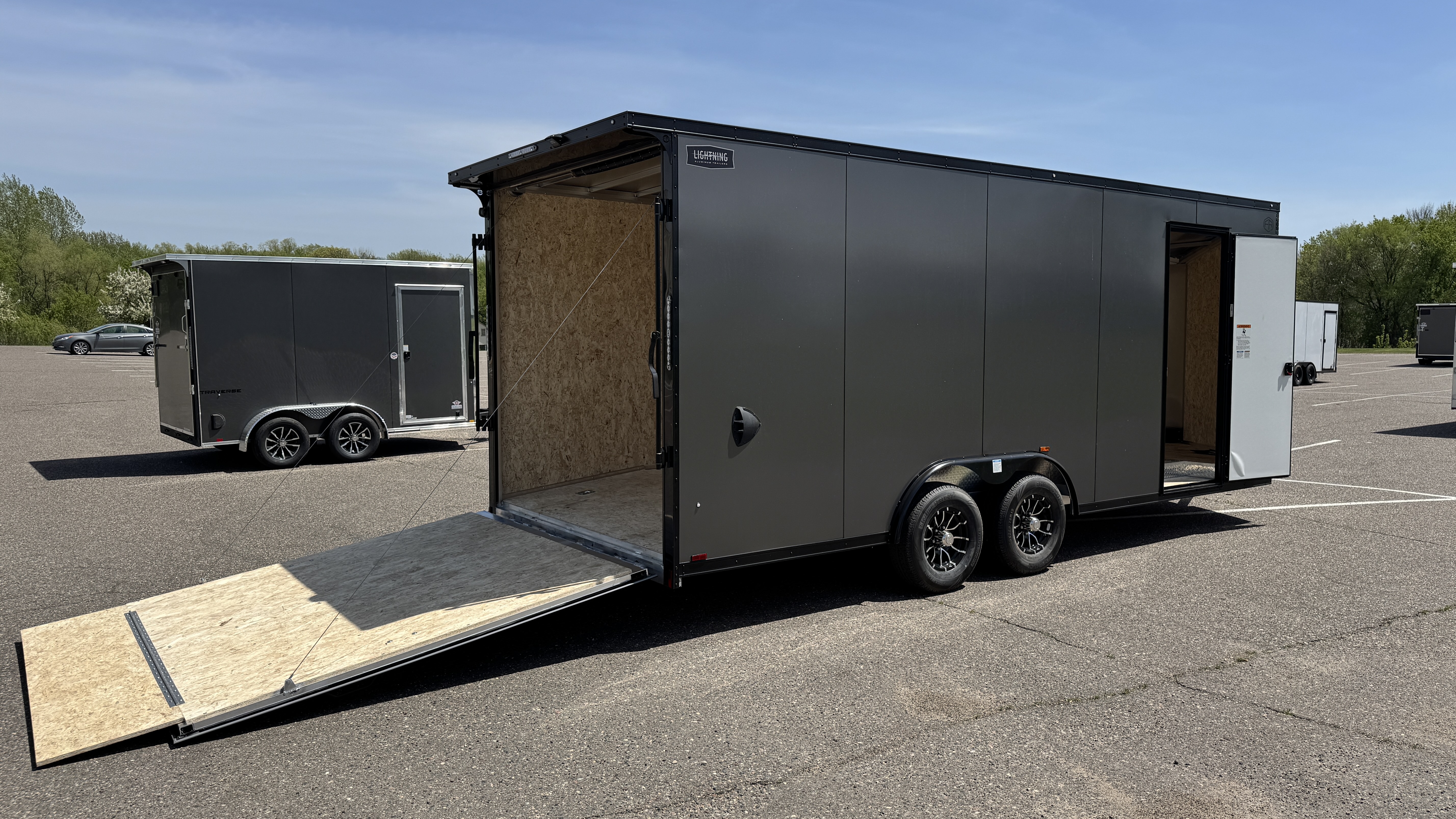 New 2027 Lightning Trailers 8.5x20 Car / Racing Trailer