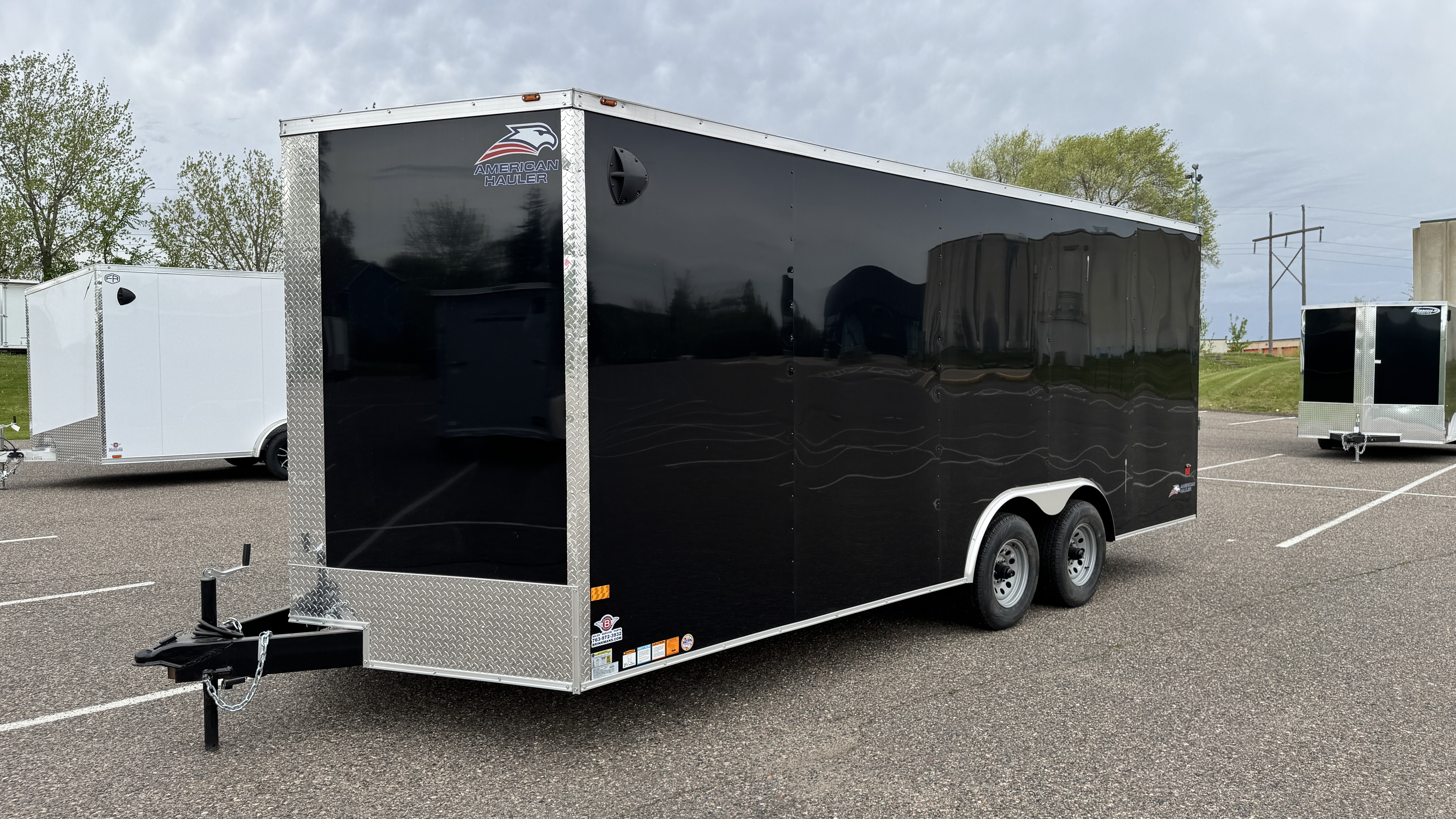 New 2026 American Hauler 8.5x20 Enclosed Cargo - Ramp door!