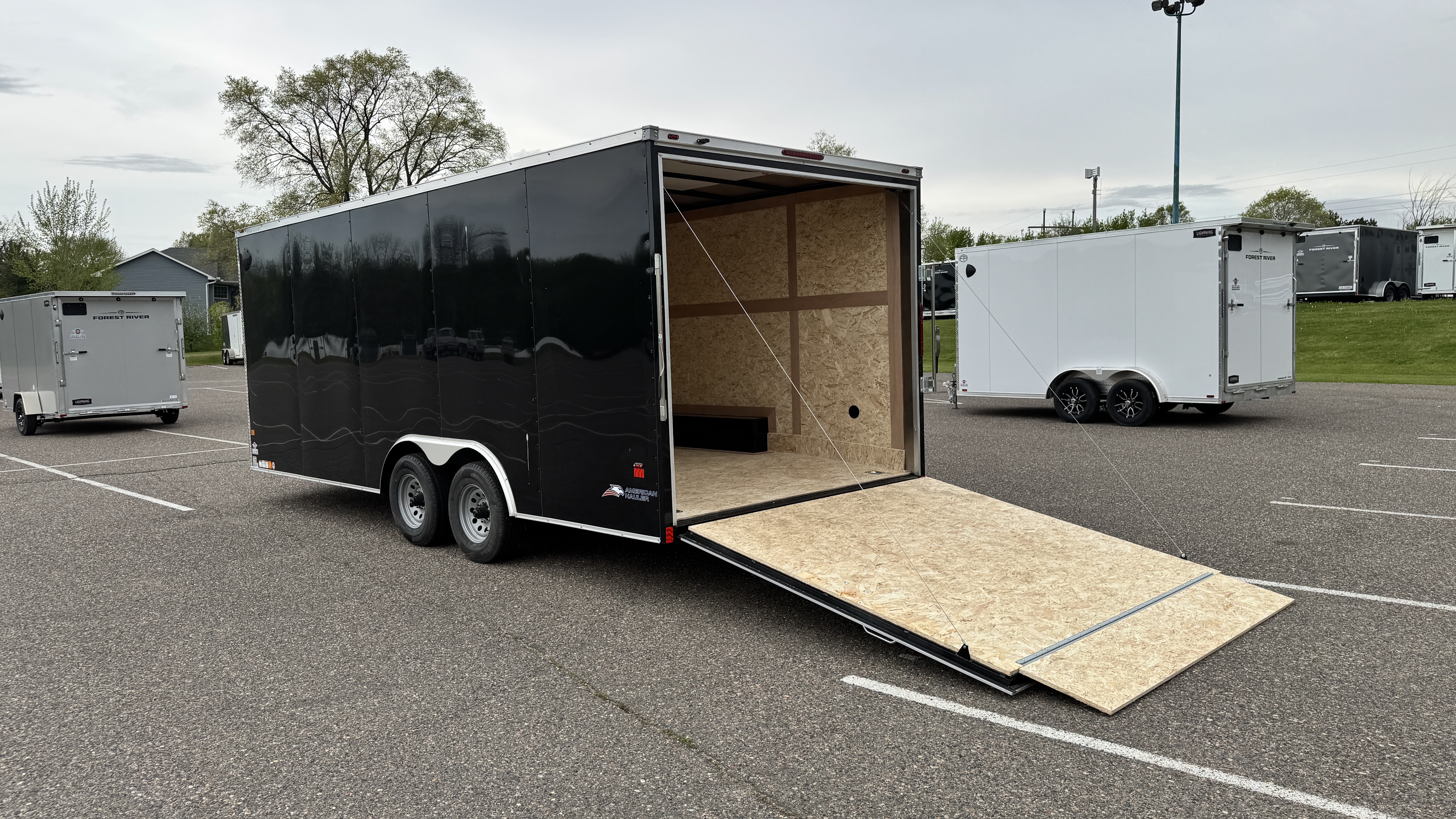 New 2026 American Hauler 8.5x20 Enclosed Cargo - Ramp door!