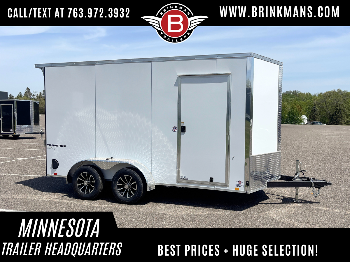 New Formula 7x16 Traverse Enclosed Trailer - Rear Ramp!