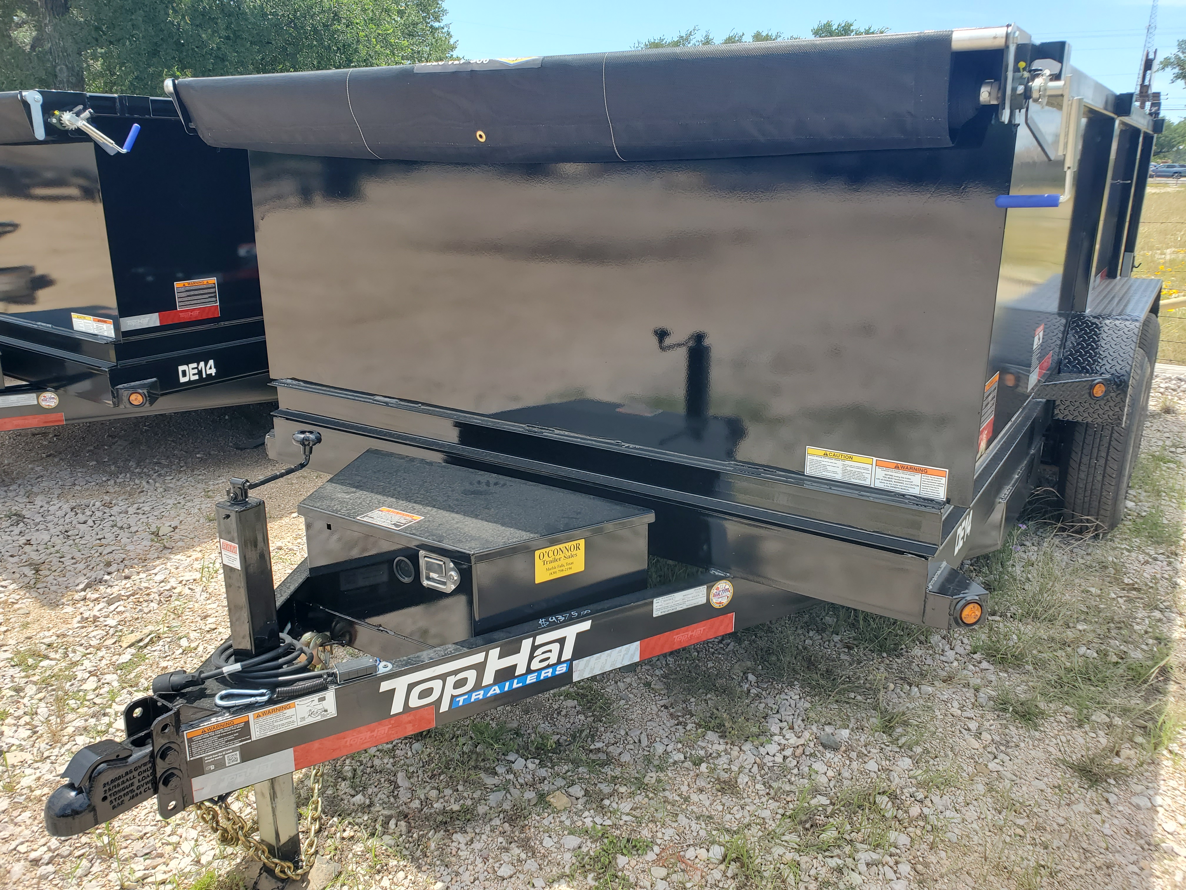 New 2026 Top Hat Trailers DE1 Dump Trailer