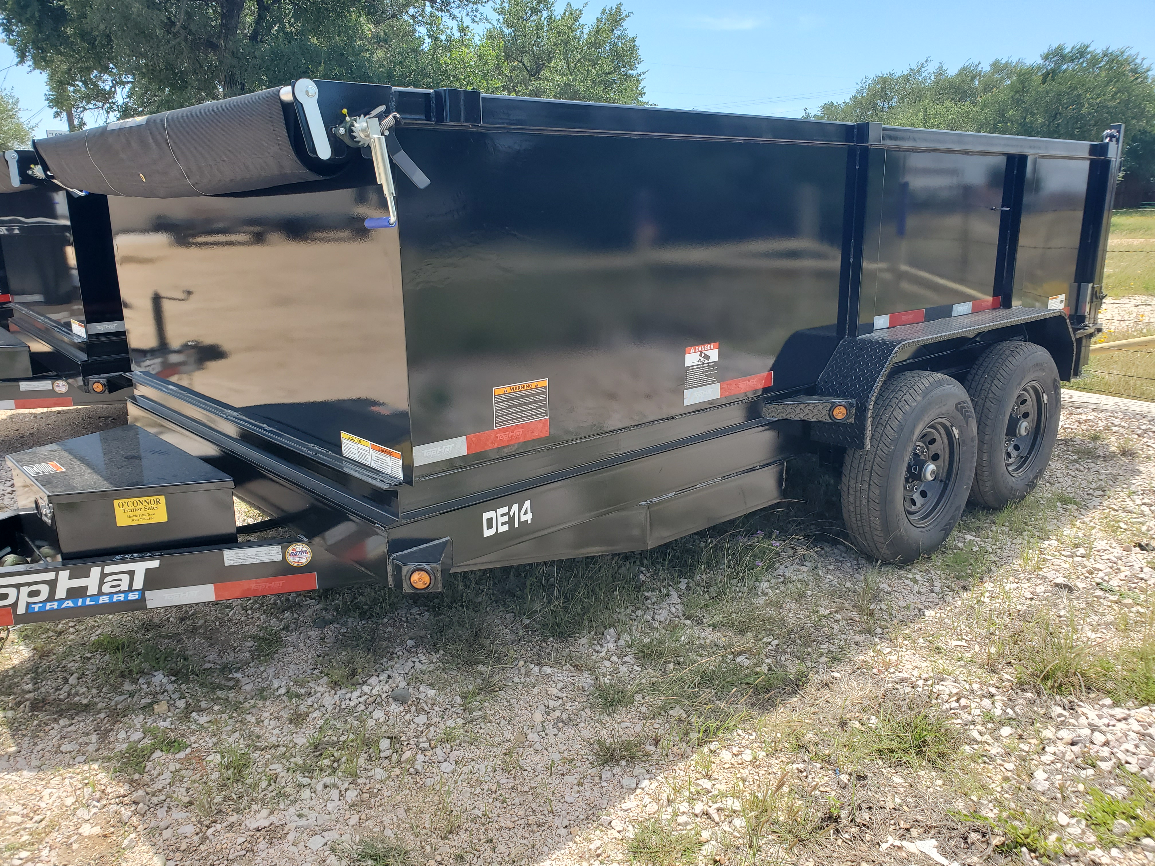 New 2026 Top Hat Trailers DE1 Dump Trailer