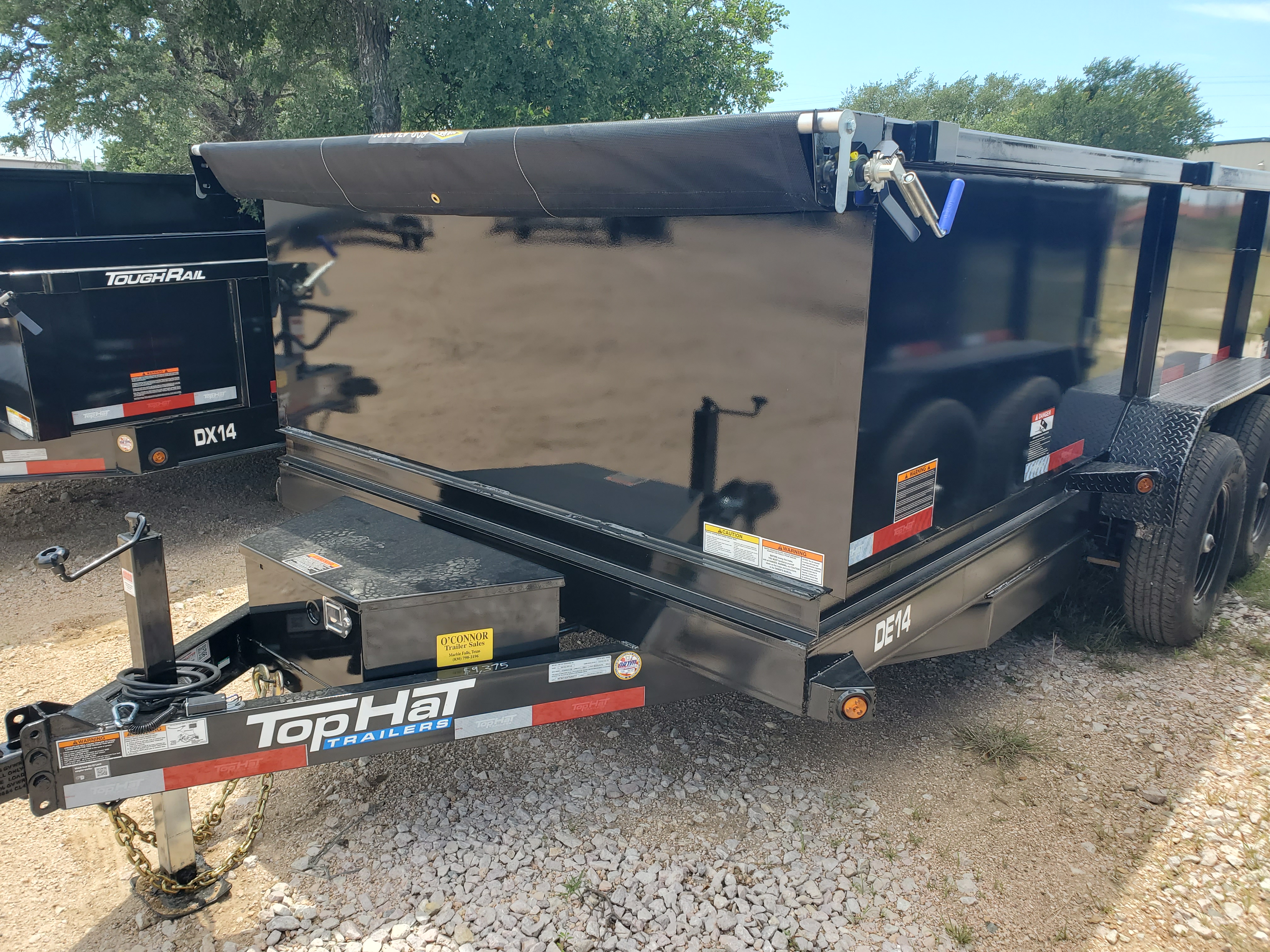 New 2026 Top Hat DE1 Dump Trailer