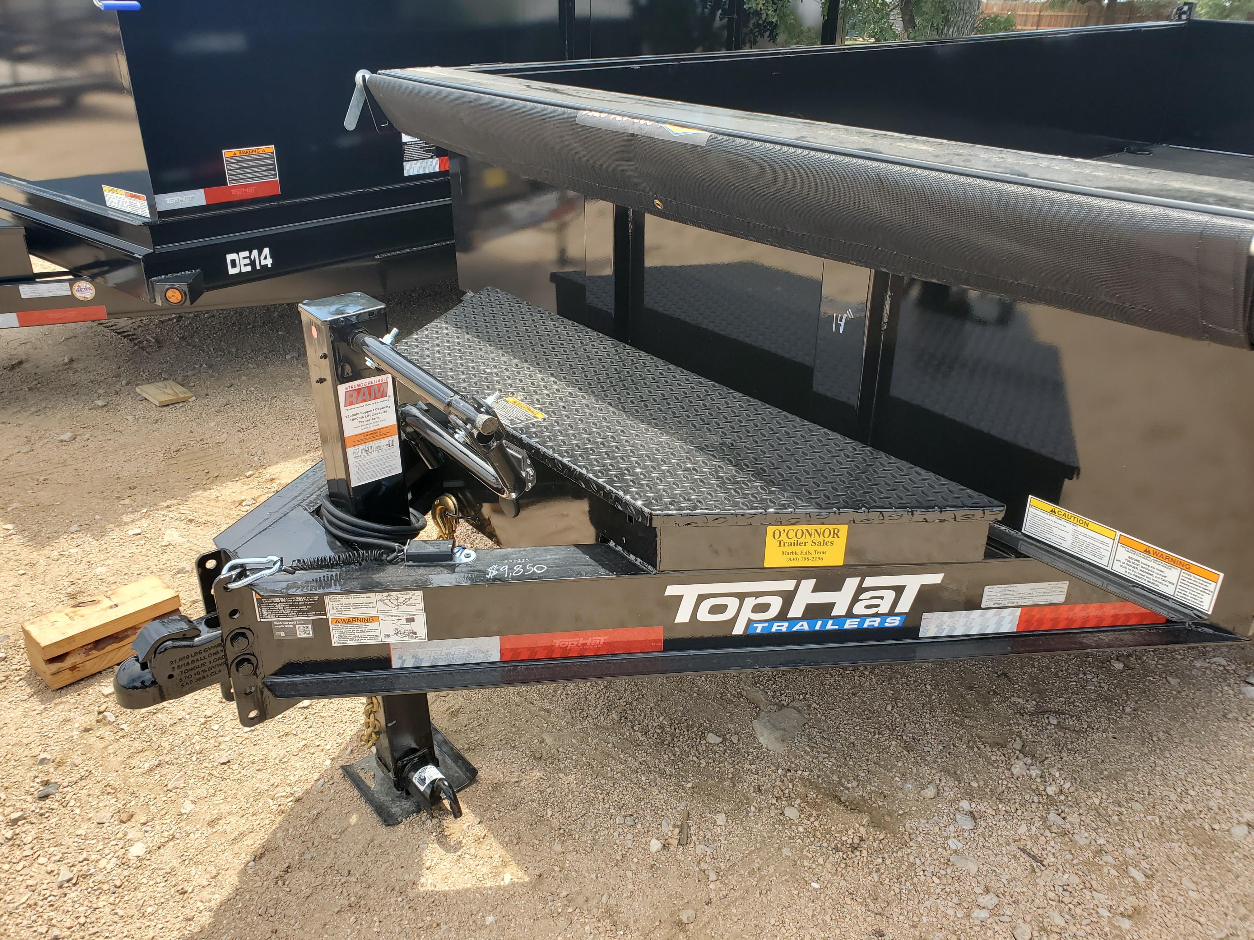 New 2026 Top Hat Trailers DX1 Dump Trailer