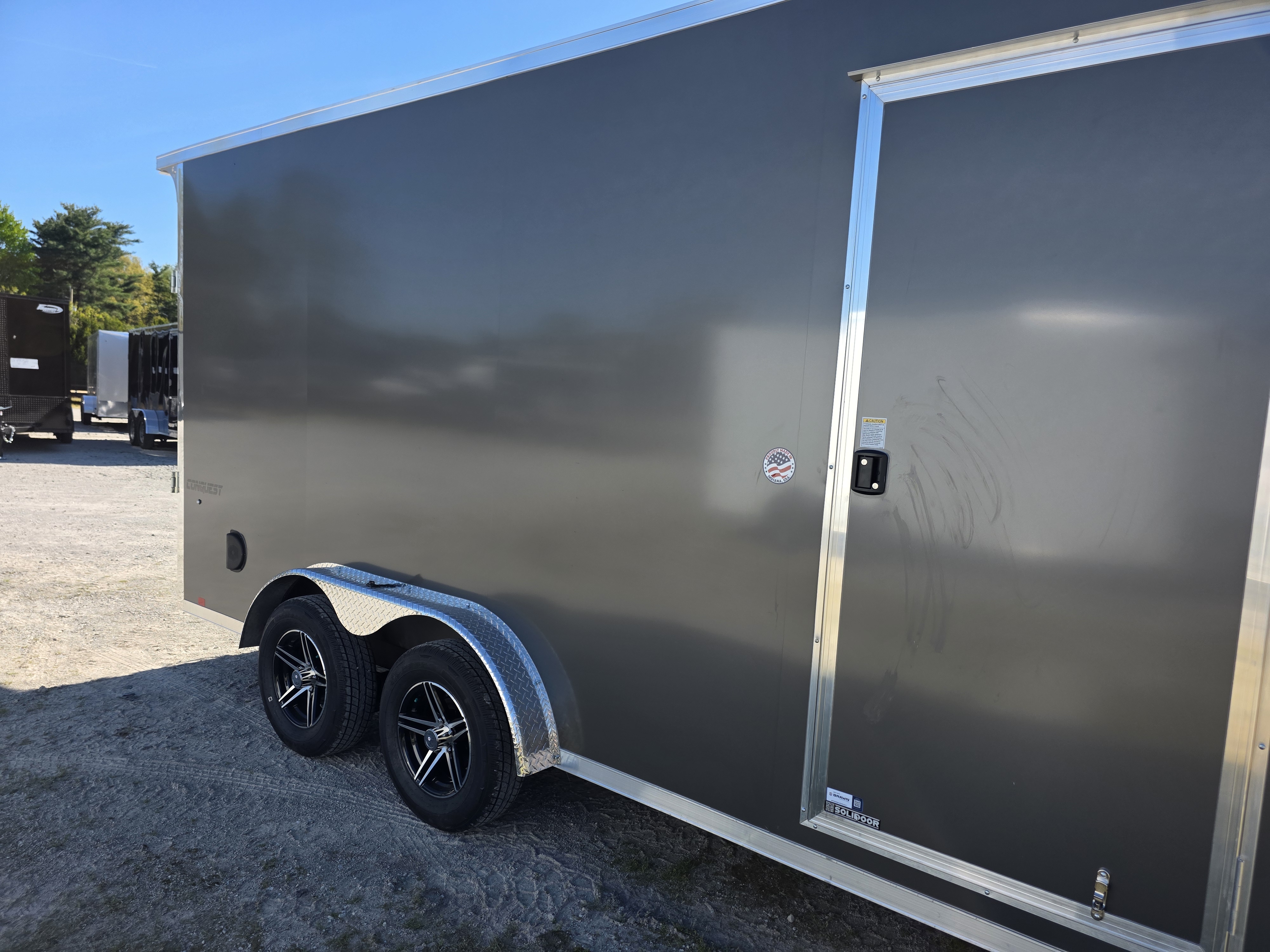 New 2026 Formula Trailers 7.5X16 UTV SXS SCREWLESS GOLF CART Cargo / Enclosed Trailer
