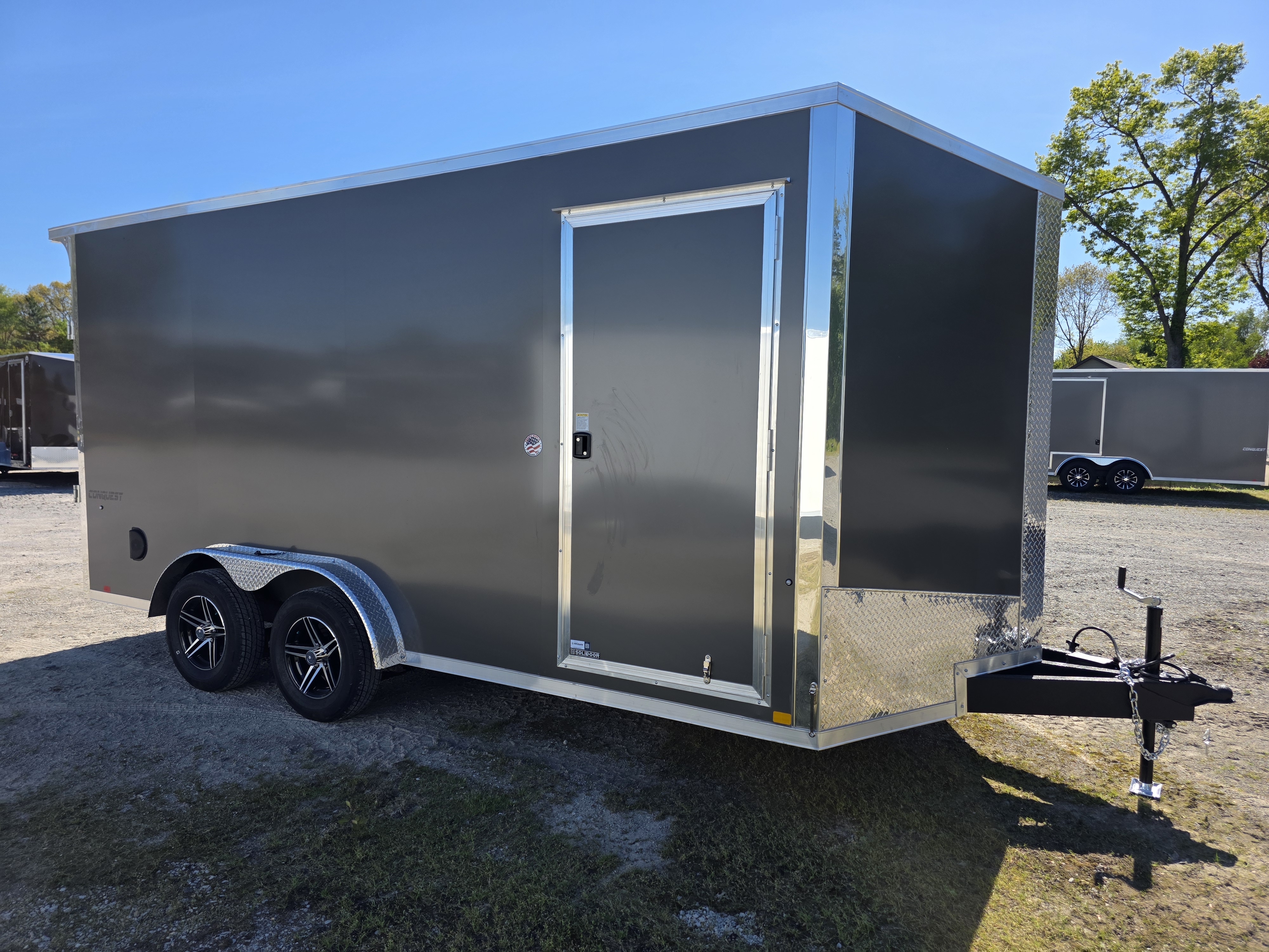 New 2026 Formula Trailers 7.5X16 UTV SXS SCREWLESS GOLF CART Cargo / Enclosed Trailer