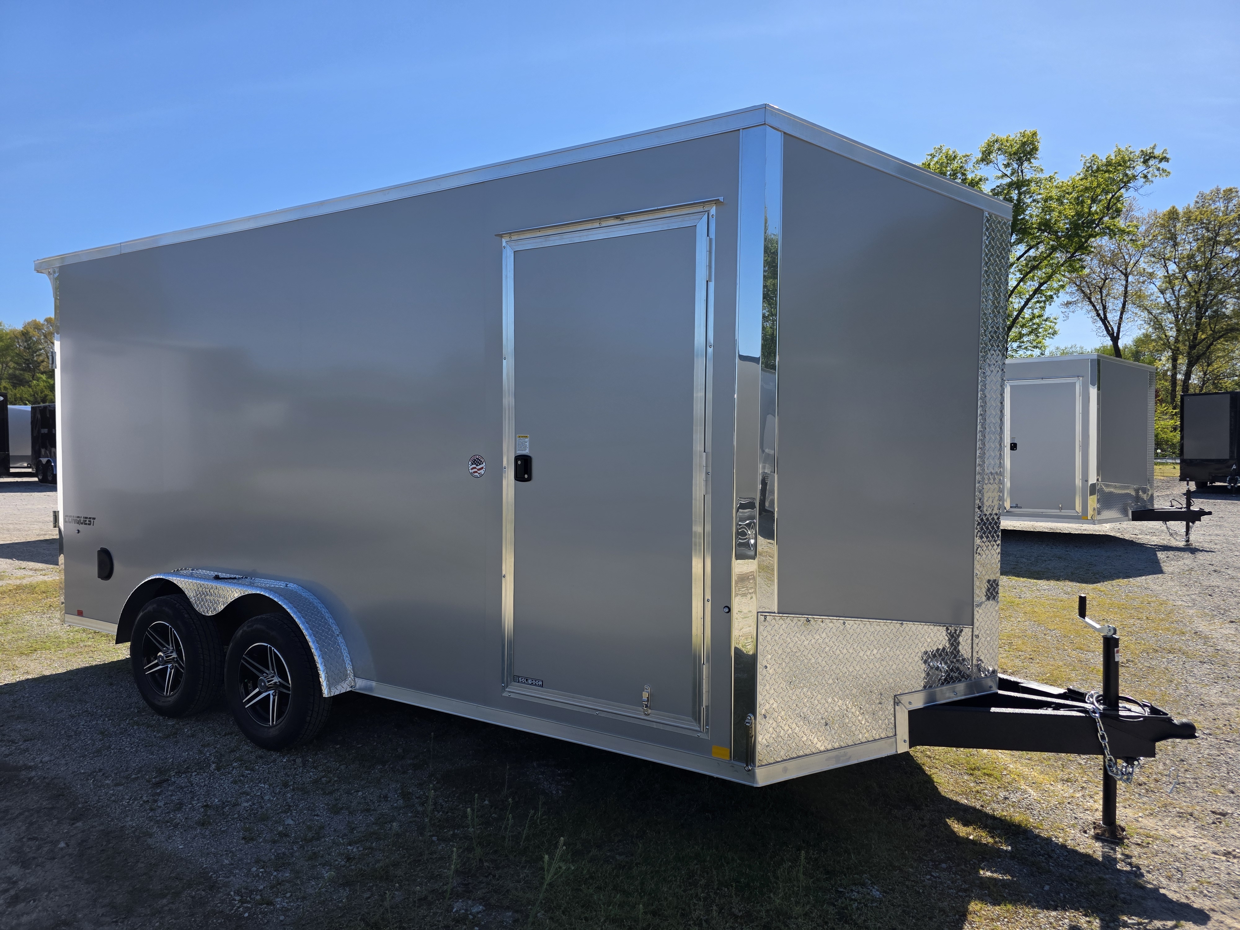 New 2026 Formula Trailers 7.5X16 UTV SXS SCREWLESS GOLF CART Cargo / Enclosed Trailer
