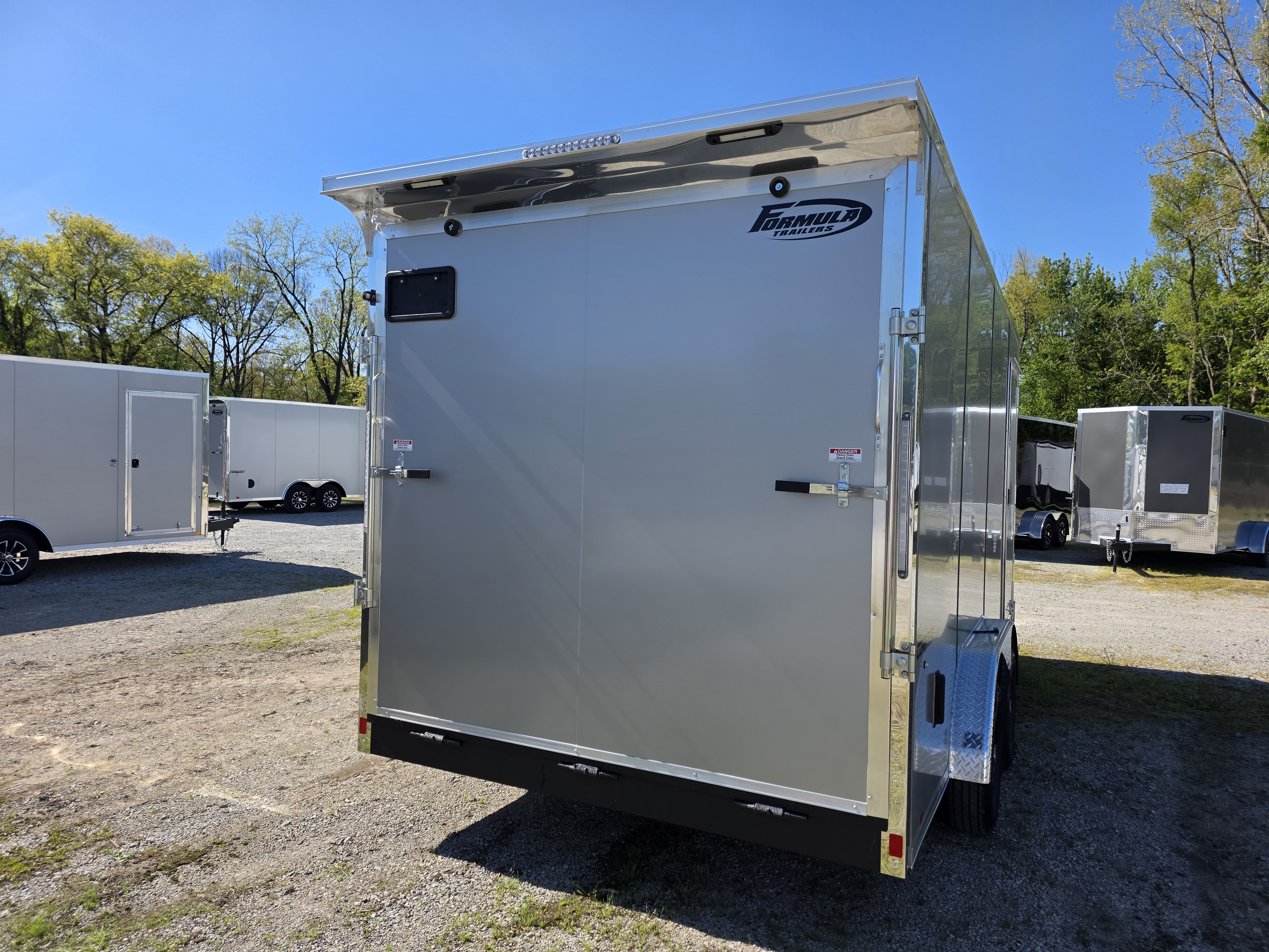 New 2026 Formula Trailers 7.5X16 UTV SXS SCREWLESS GOLF CART Cargo / Enclosed Trailer