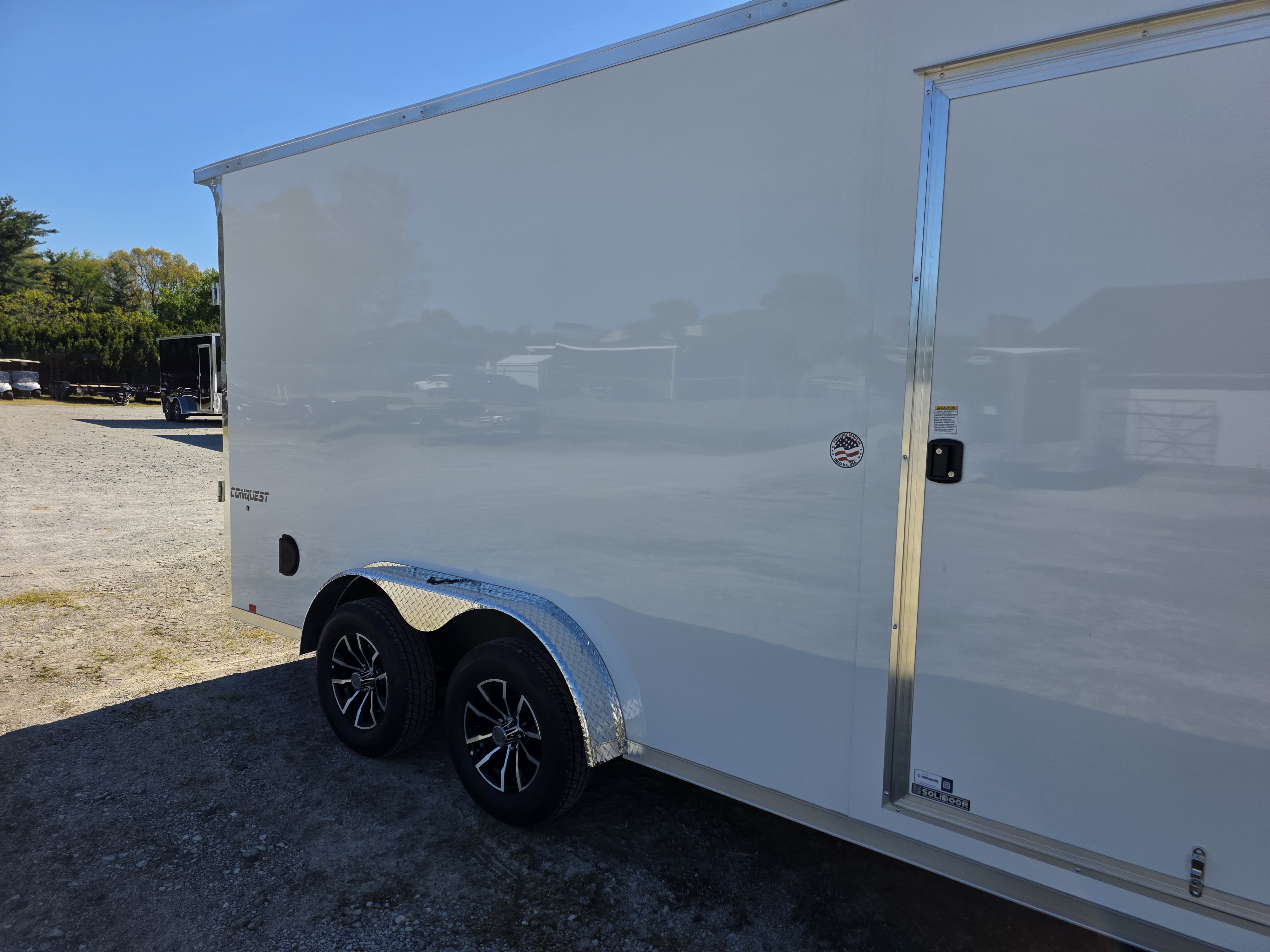 New 2026 Formula Trailers 7.5X16 UTV SXS SCREWLESS GOLF CART Cargo / Enclosed Trailer