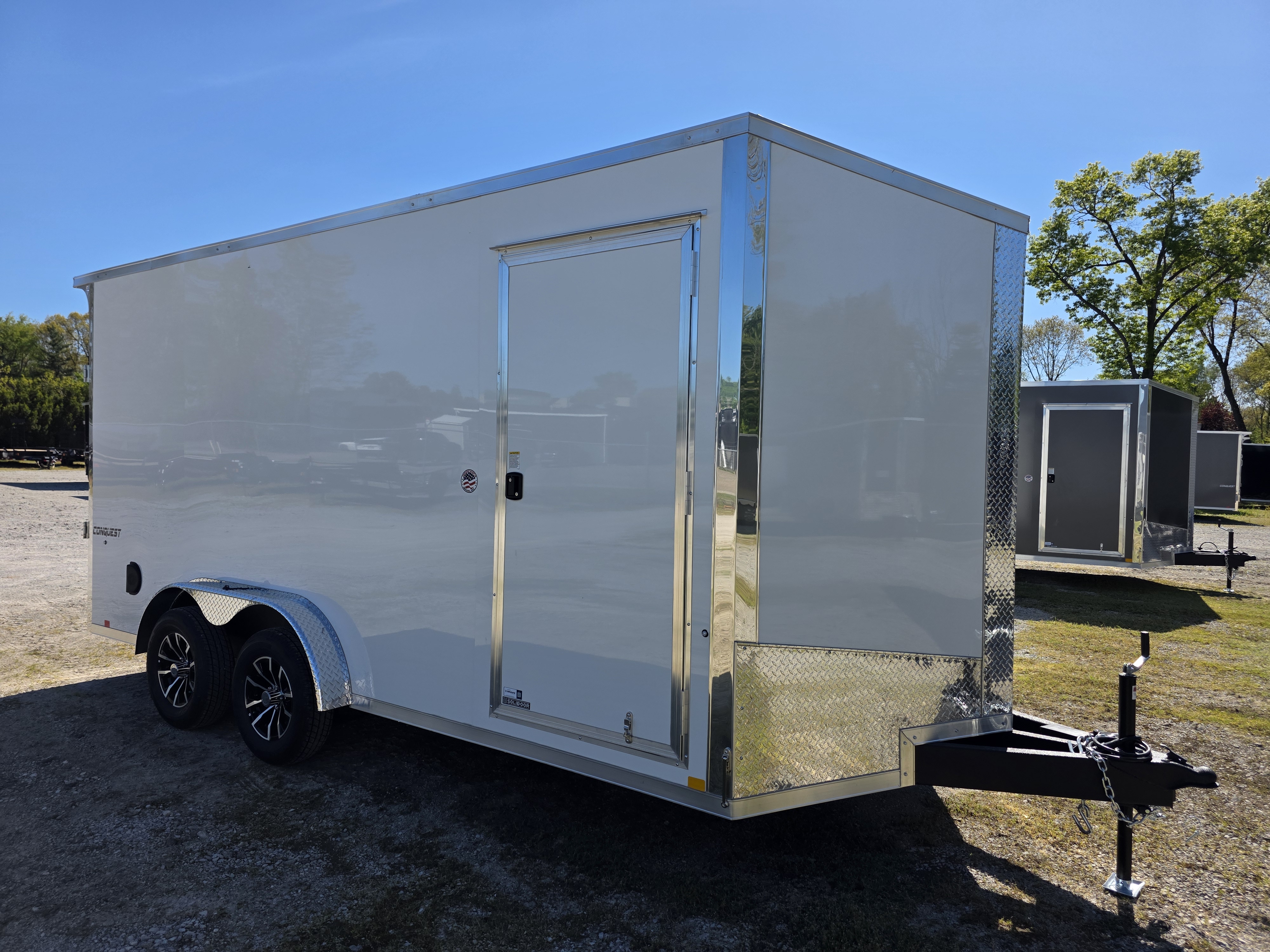 New 2026 Formula Trailers 7.5X16 UTV SXS SCREWLESS GOLF CART Cargo / Enclosed Trailer
